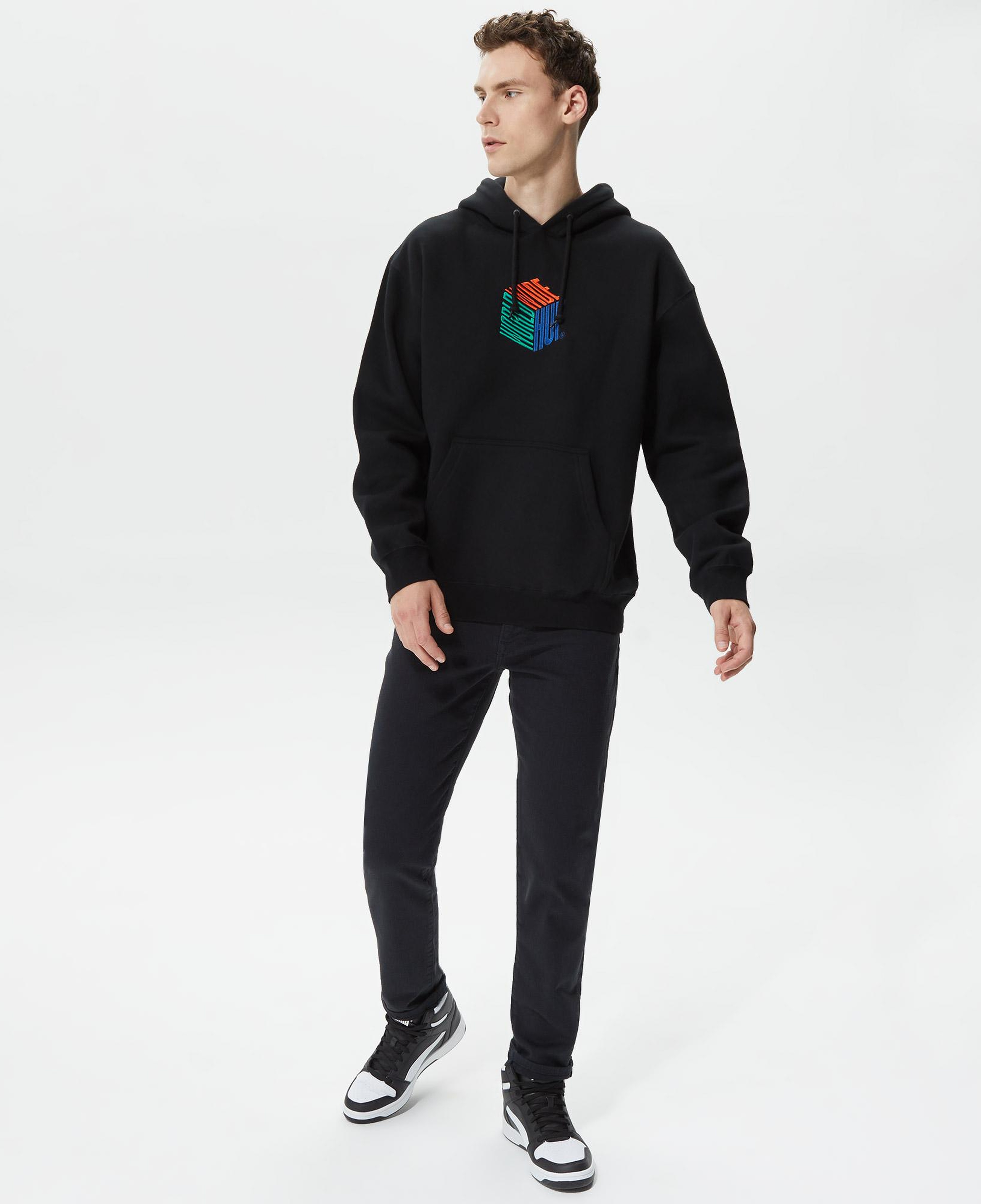 Huf Dimensions Erkek Siyah Hoodie