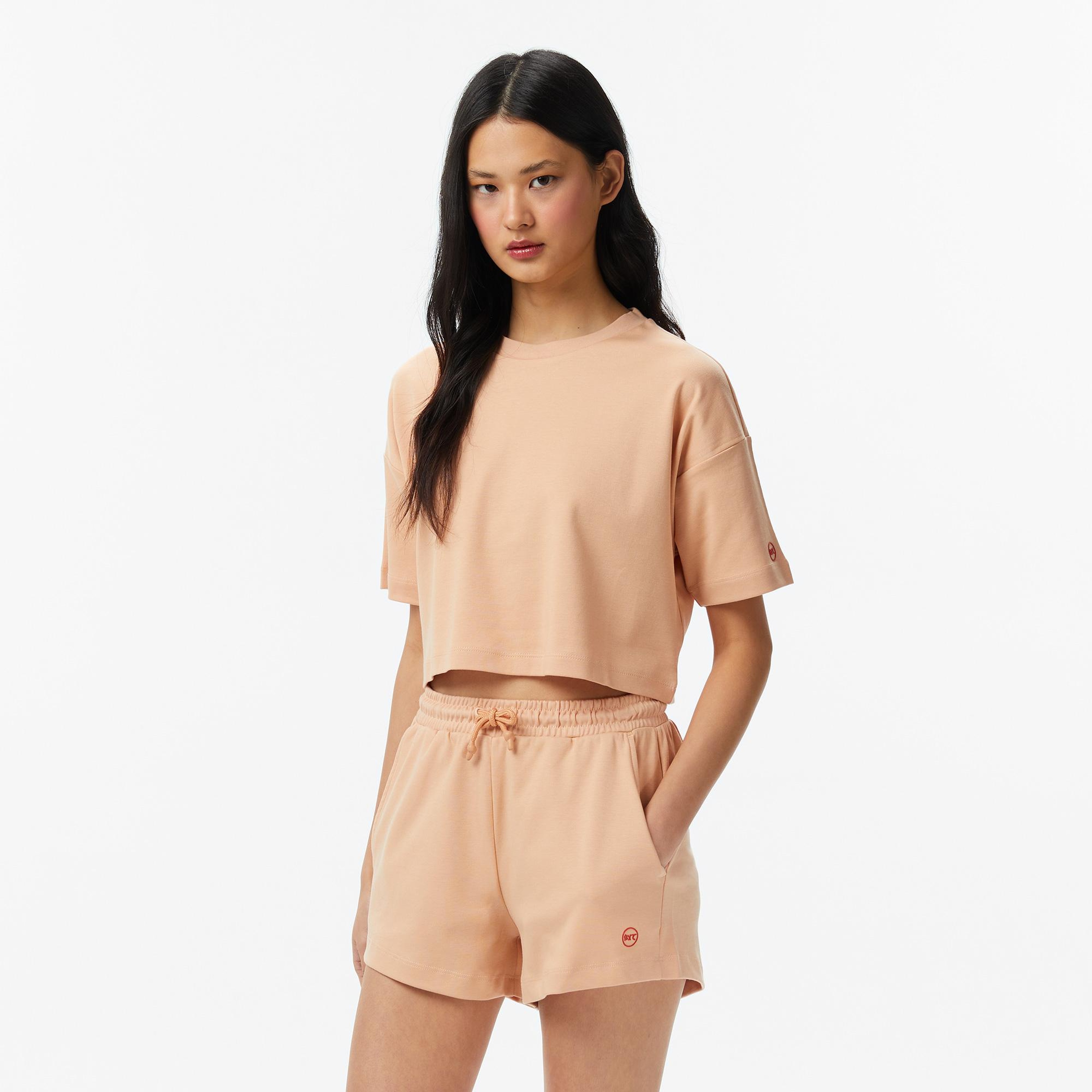 UNITED4 Regular Fit Kadın Pembe T-Shirt