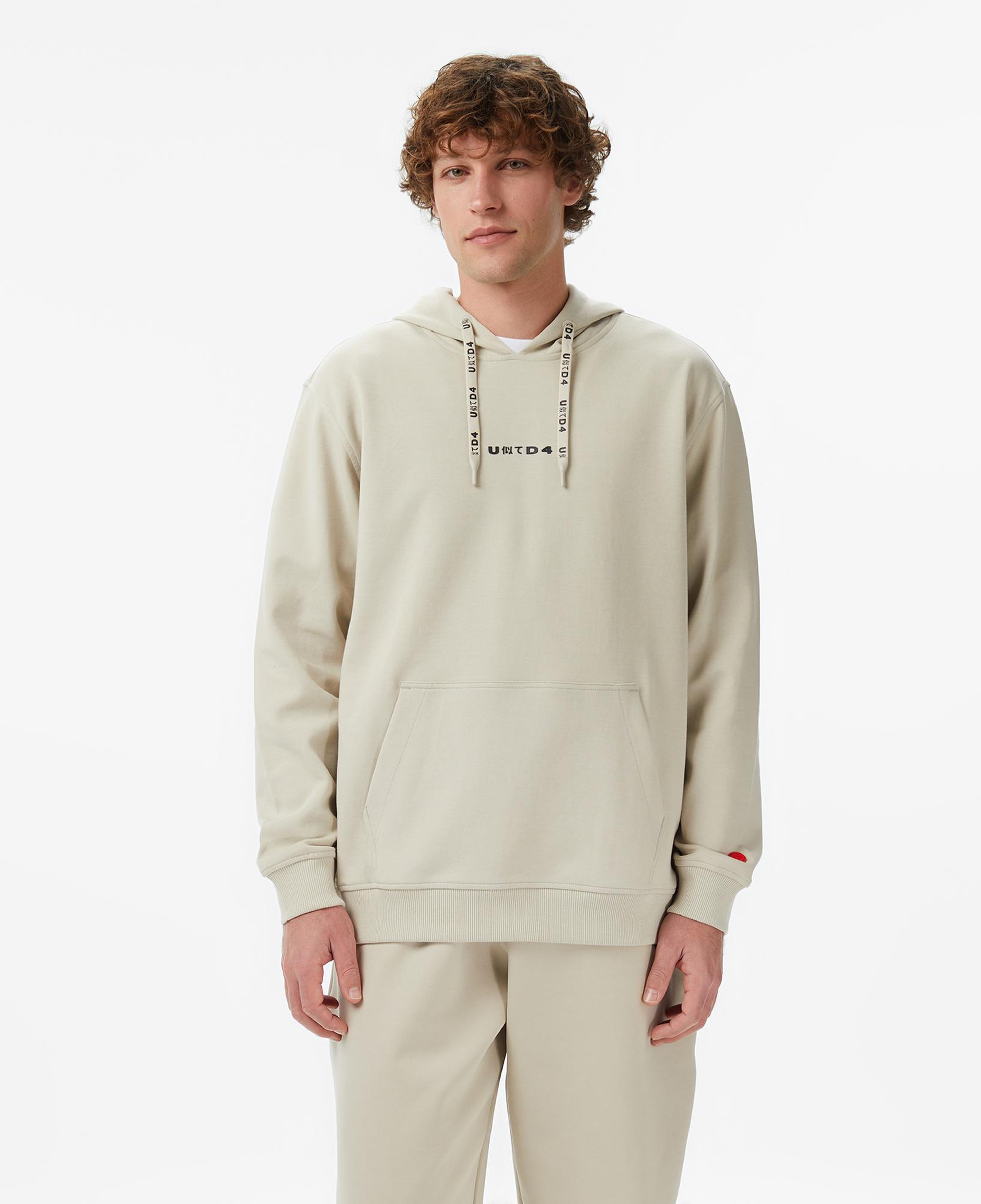 UNITED4 Regular Fit Erkek Krem Sweatshirt