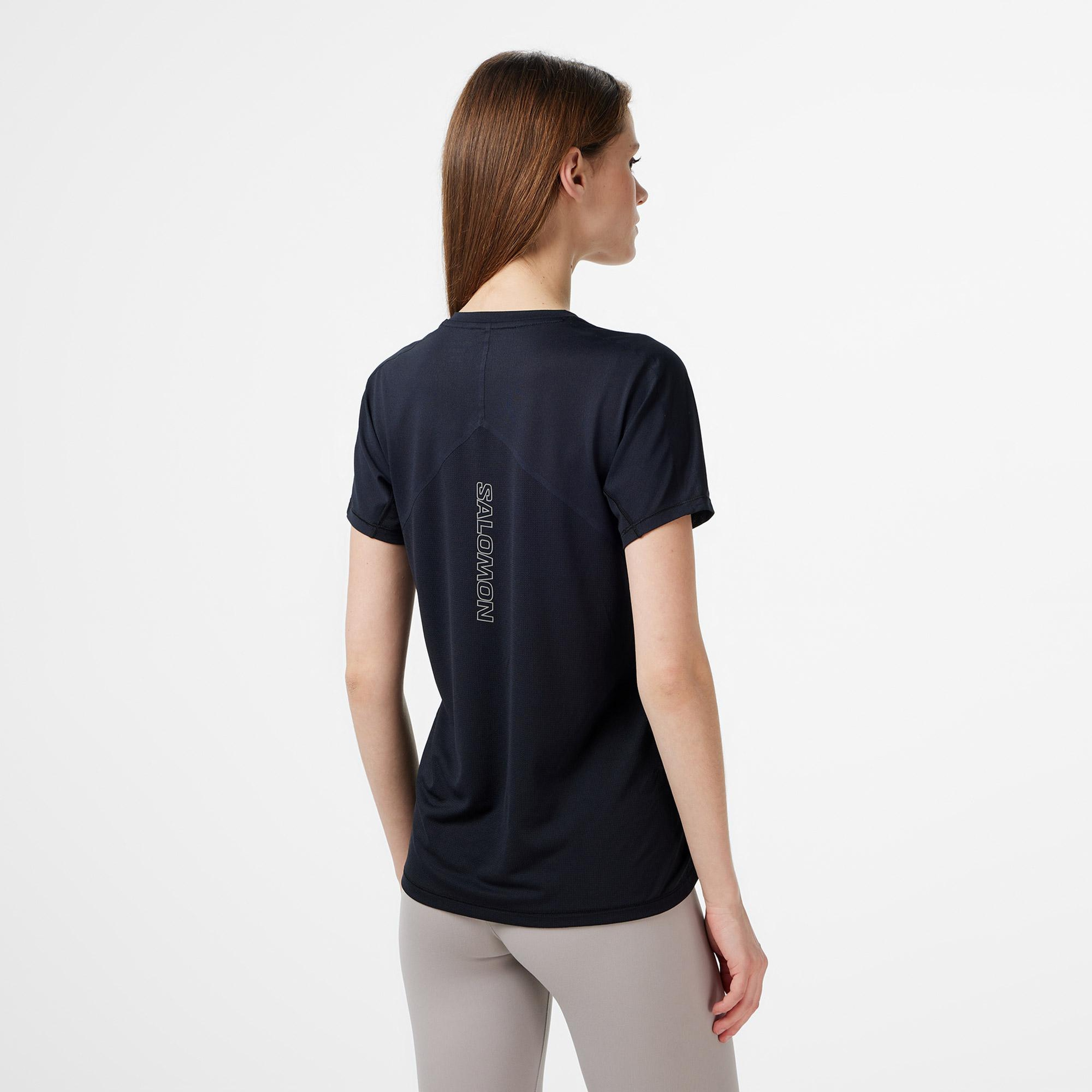 Salomon S/Lab Sense Kadın Siyah Koşu T-Shirt