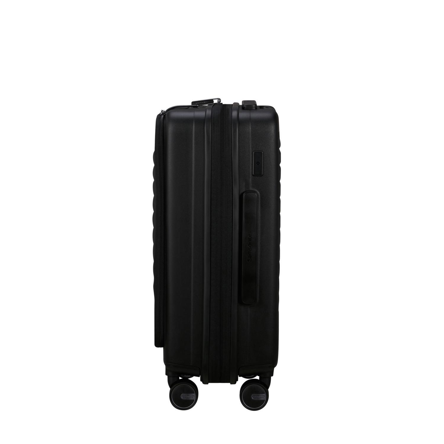 Samsonite Siyah Restackd - Körüklü 55/20 Kabin Boy Valiz