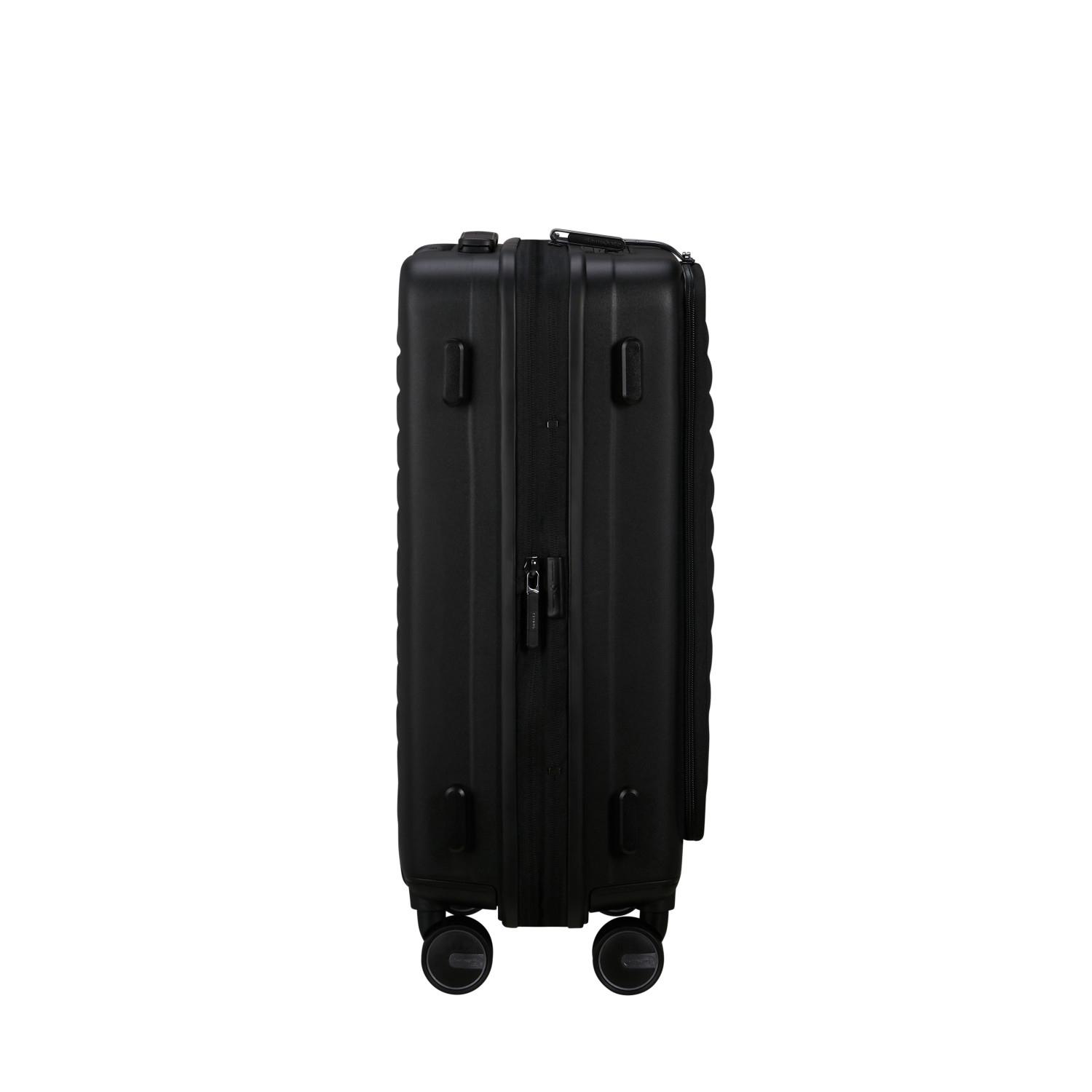 Samsonite Siyah Restackd - Körüklü 55/20 Kabin Boy Valiz
