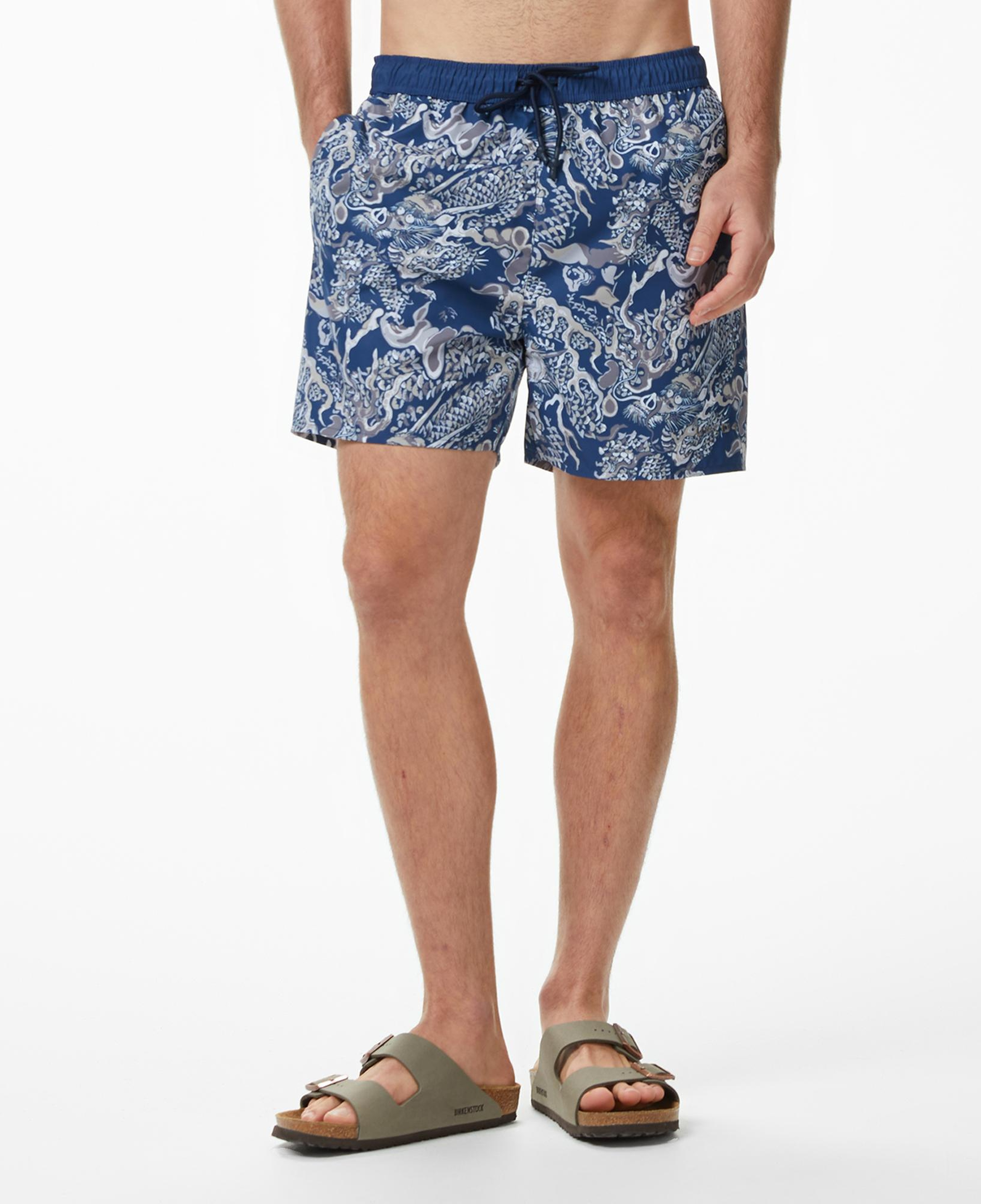 UNITED4 Comfort Fit Erkek Lacivert Deniz Şortu