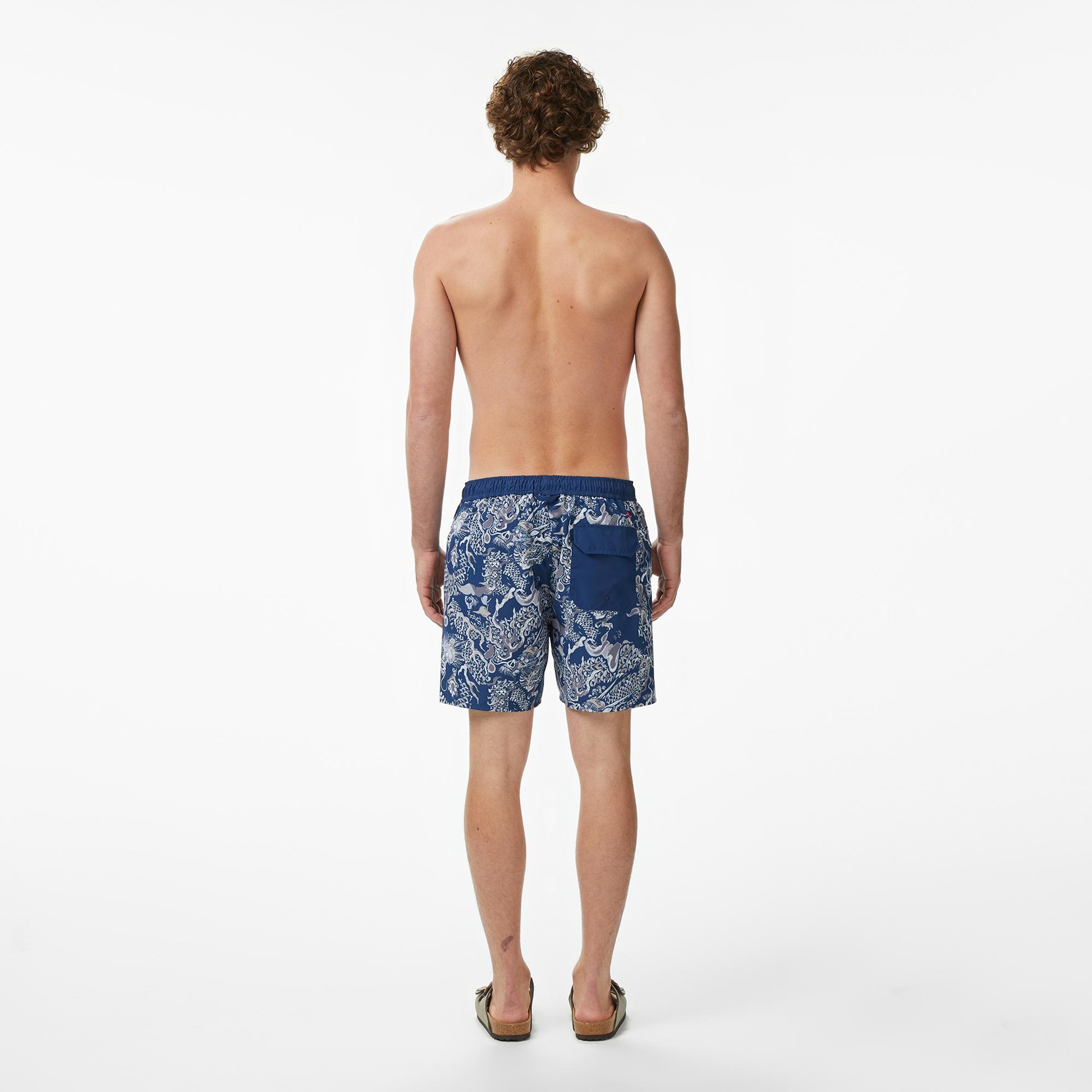 UNITED4 Comfort Fit Erkek Lacivert Deniz Şortu