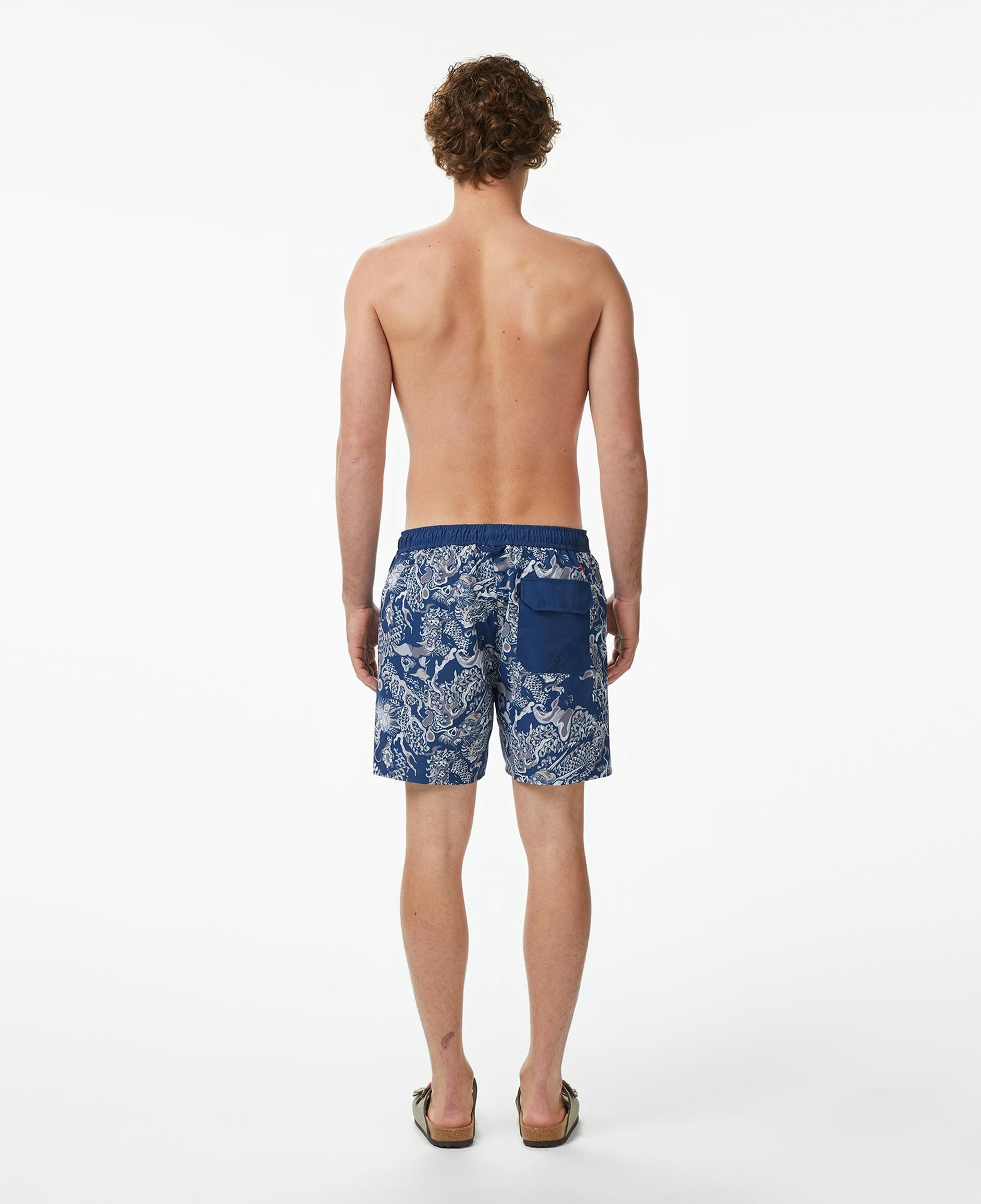 UNITED4 Comfort Fit Erkek Lacivert Deniz Şortu