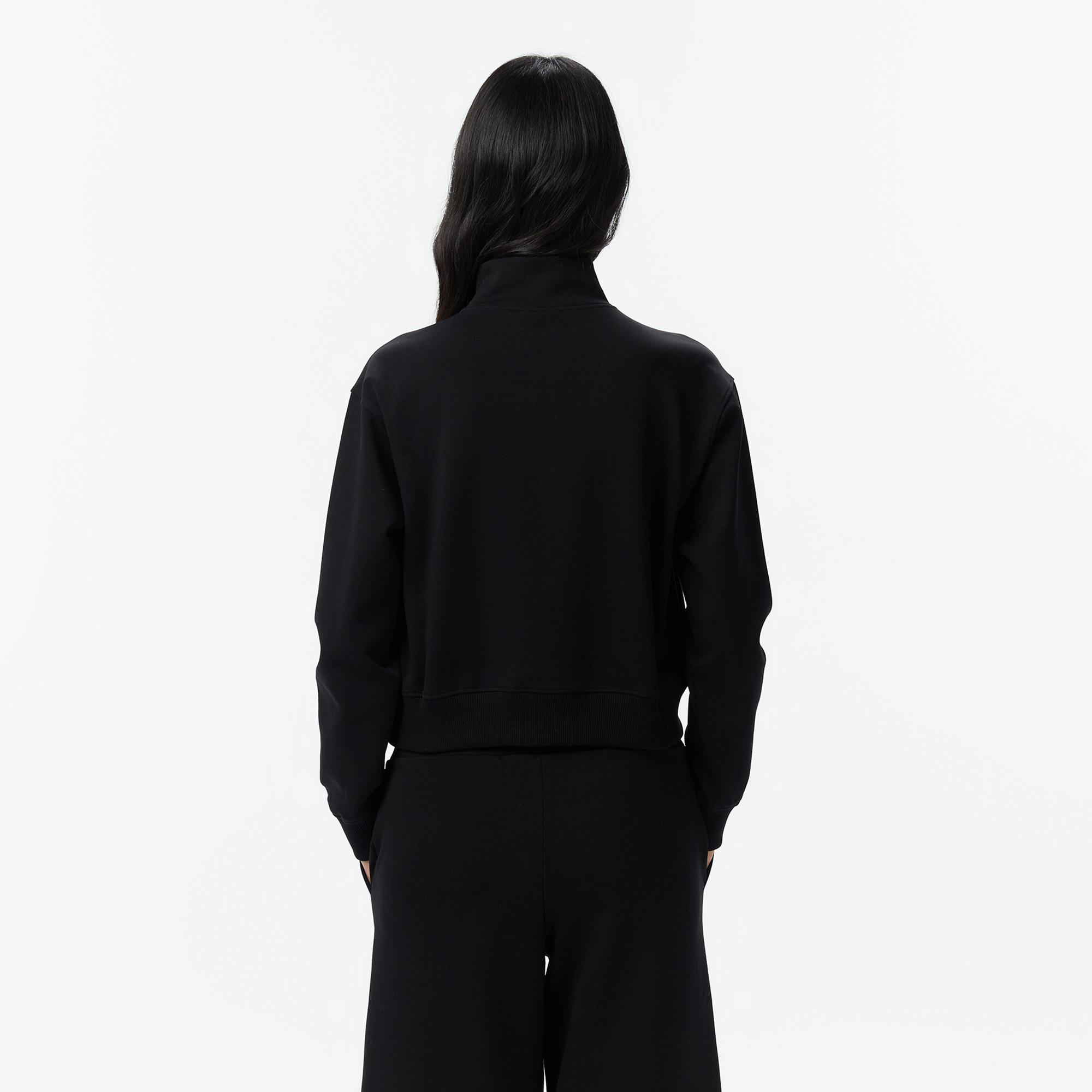 UNITED4 Regular Fit Kadın Siyah Sweatshirt