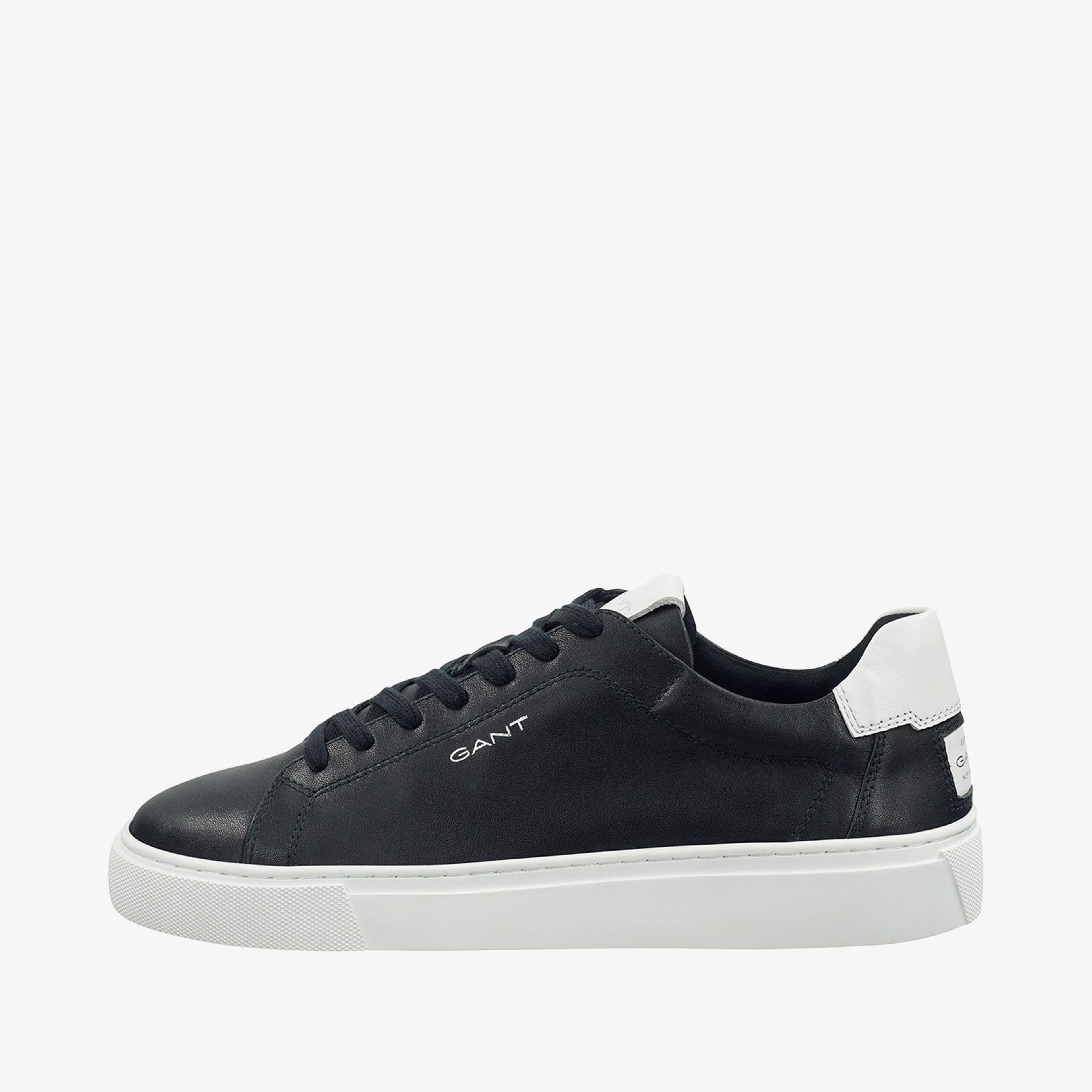 GANT Erkek Siyah Deri Sneaker