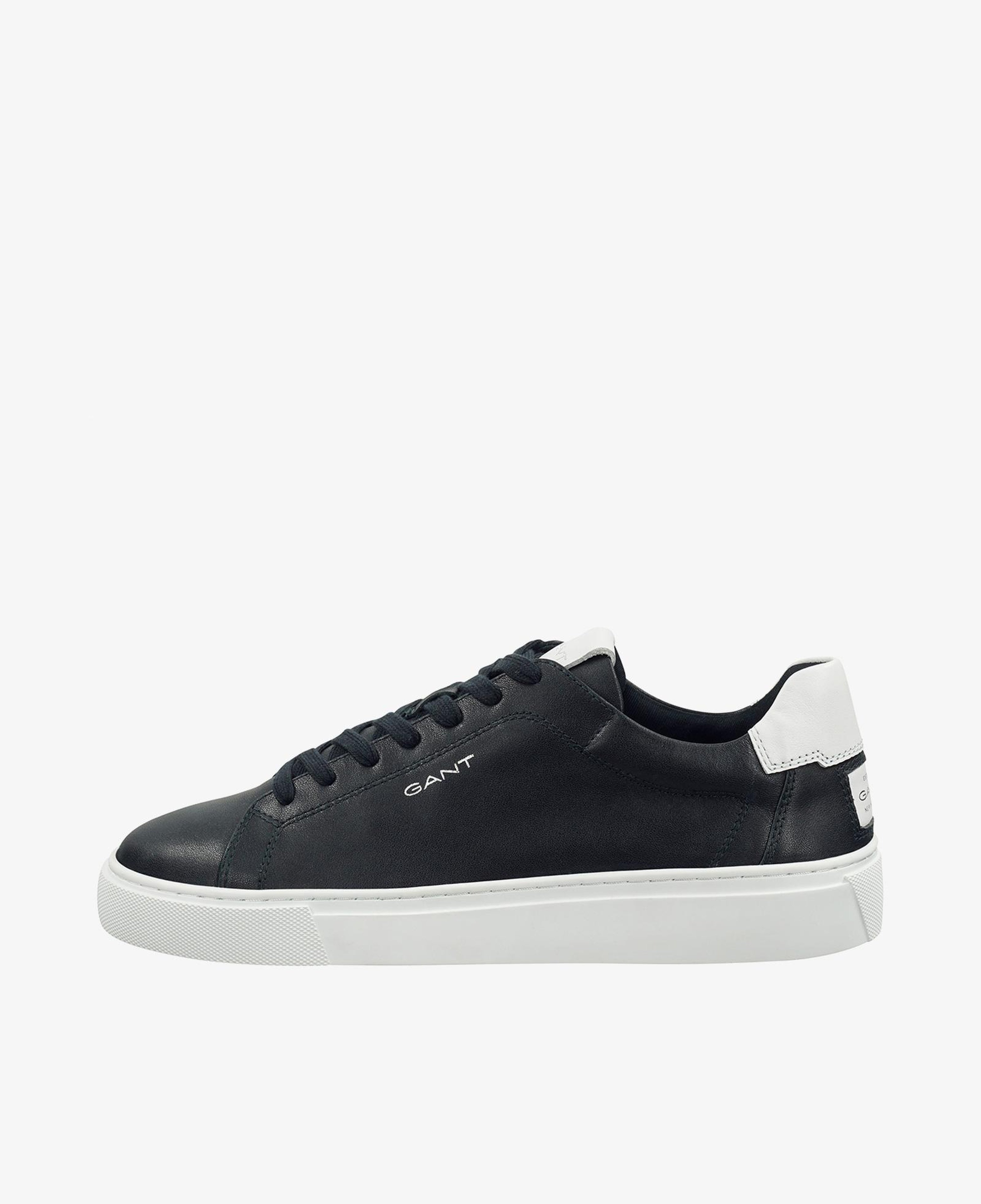 GANT Erkek Siyah Deri Sneaker