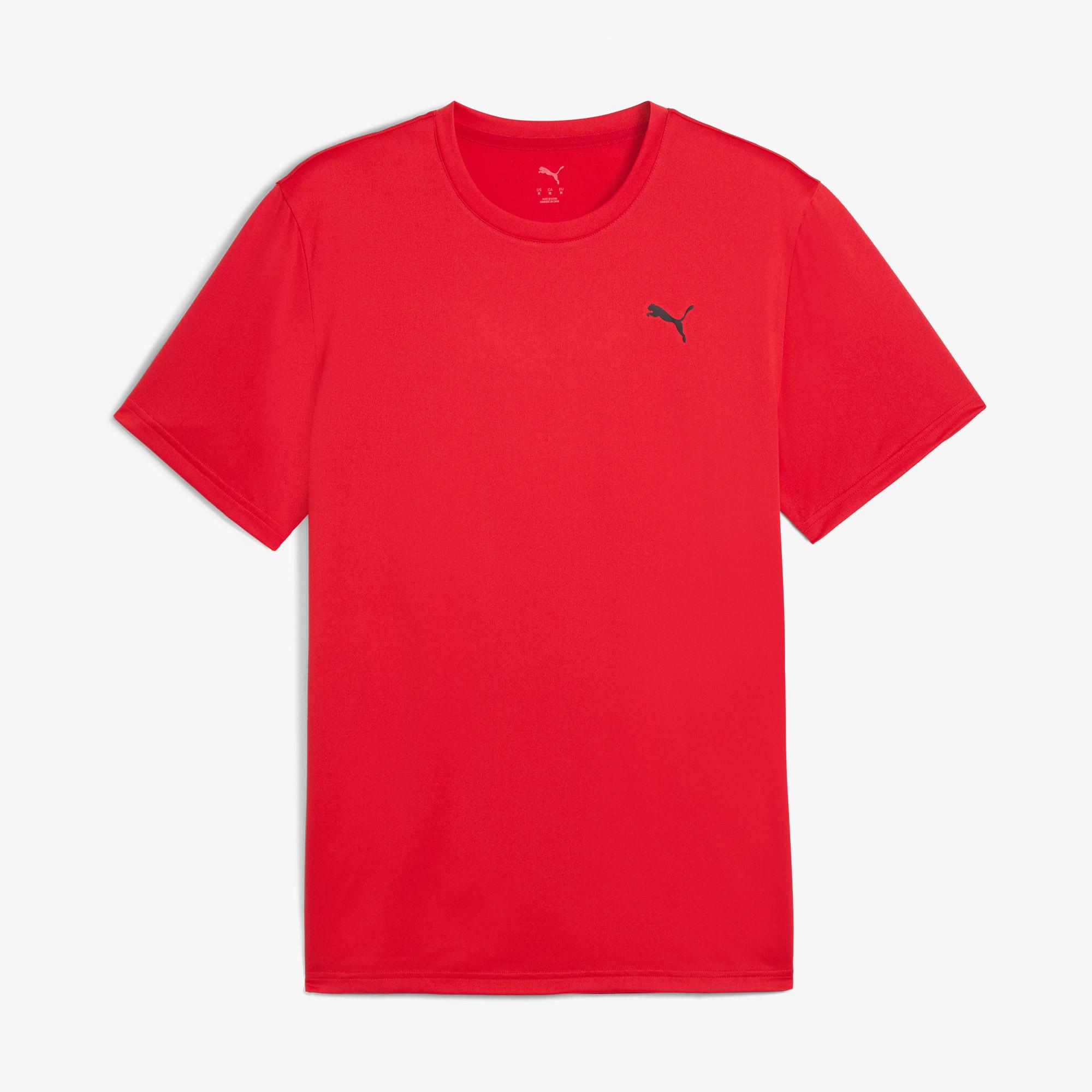 Puma Tad Ess Solid Cat Lc Erkek Kırmızı Antrenman T-Shirt