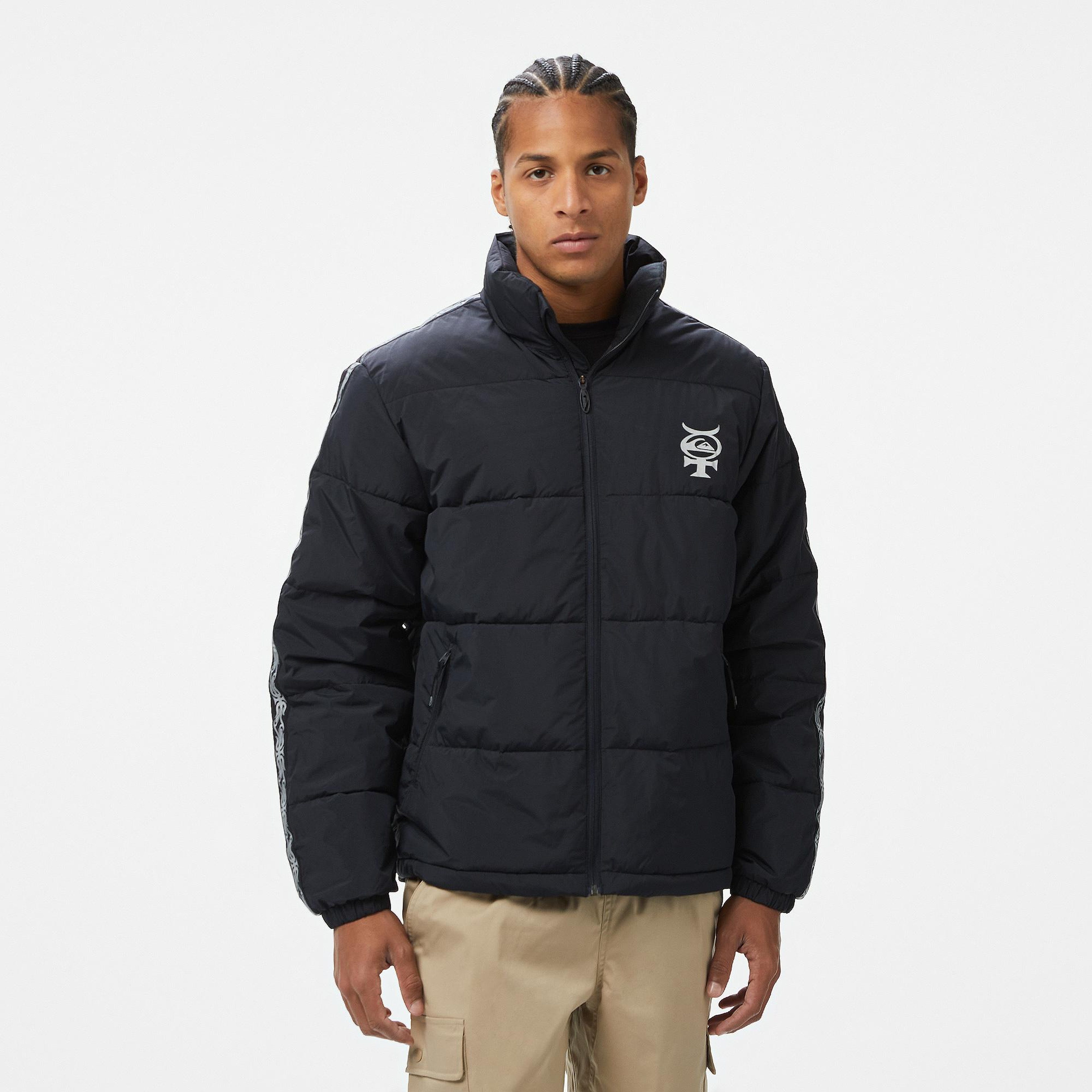 Quiksilver Puff The Dragon Erkek Siyah Mont