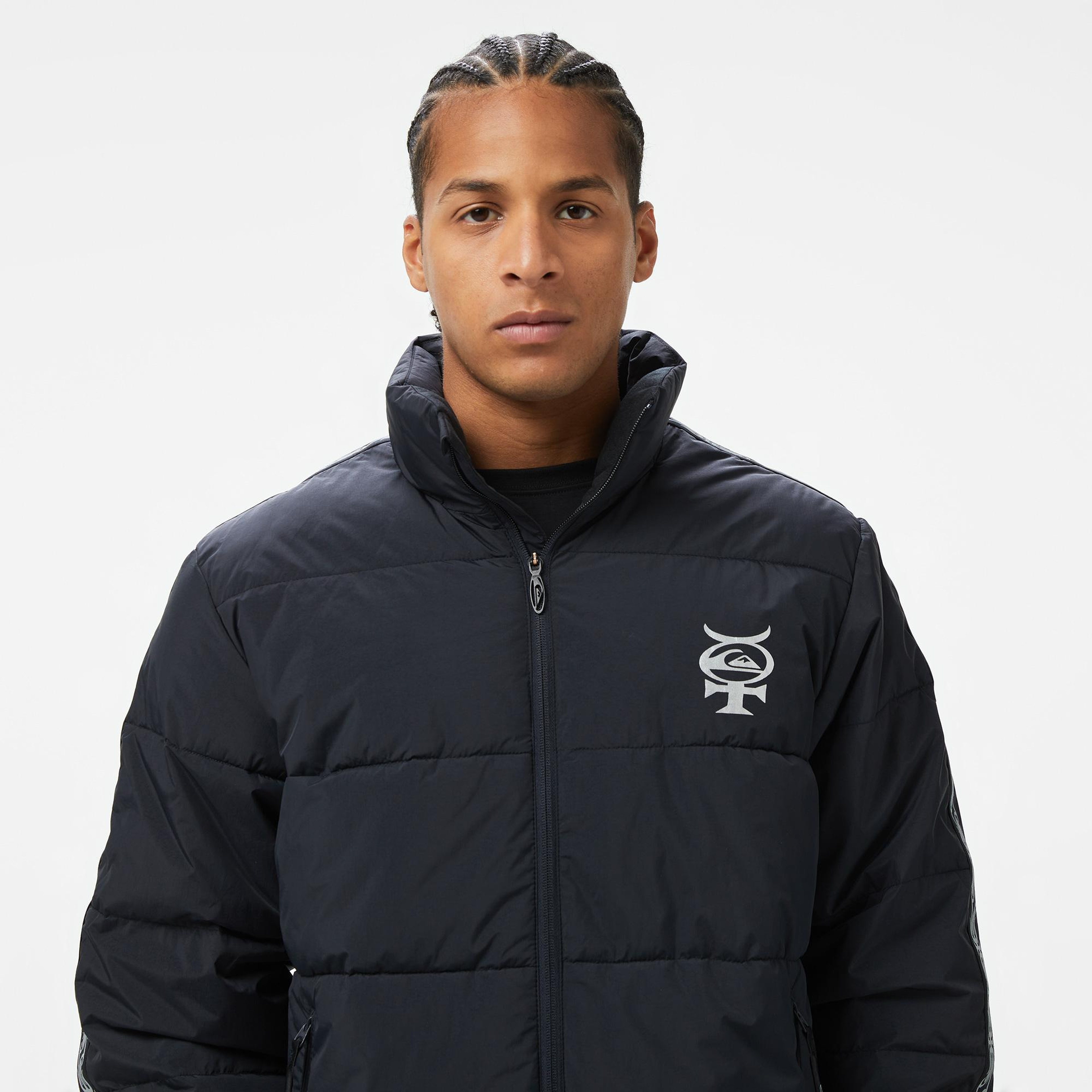 Quiksilver Puff The Dragon Erkek Siyah Mont