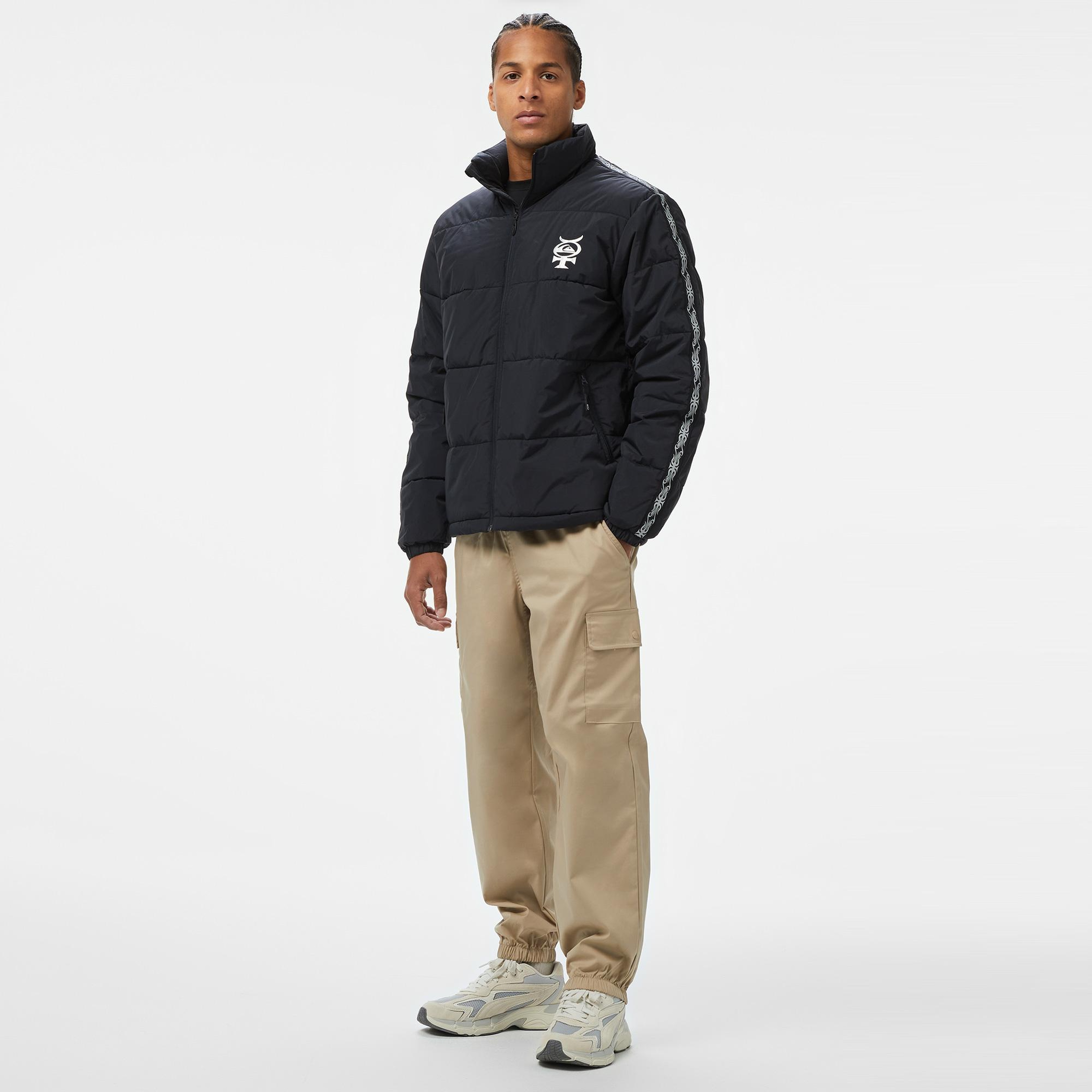 Quiksilver Puff The Dragon Erkek Siyah Mont