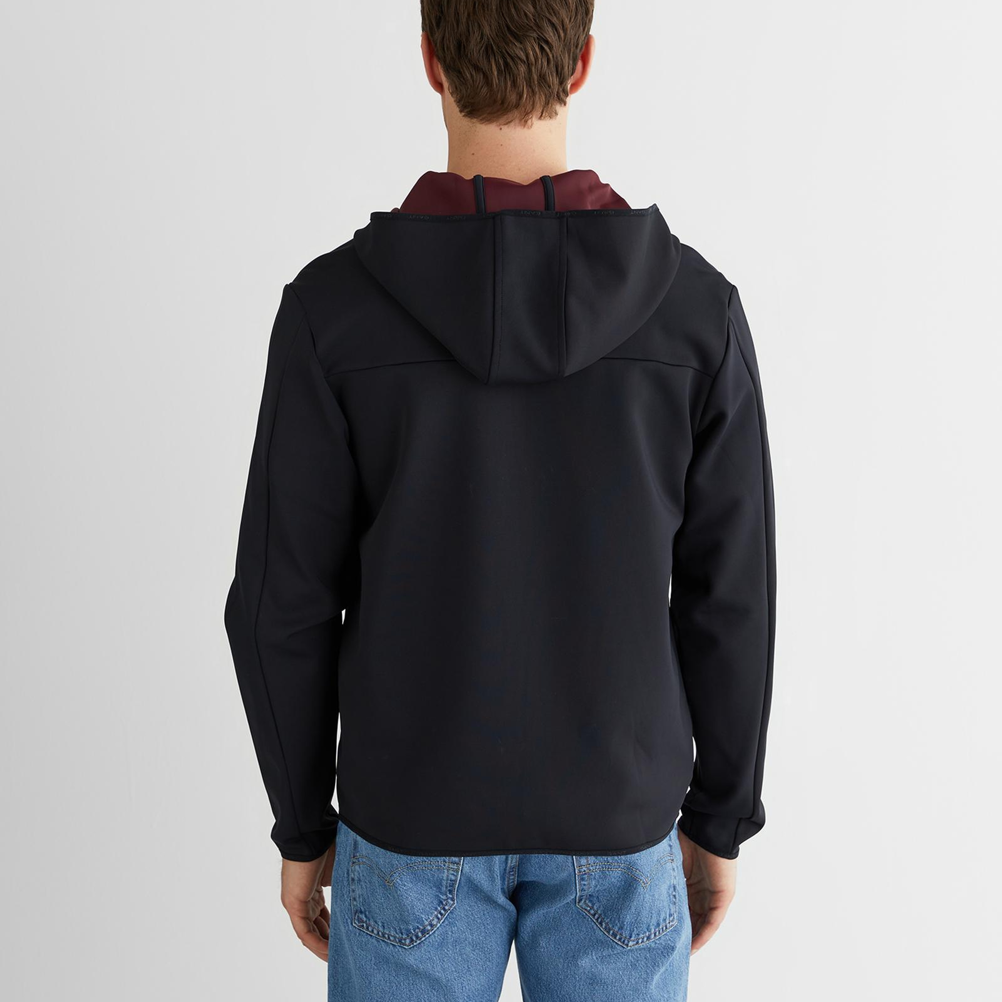 GANT Erkek Siyah Regular Fit Fermuarlı Ceket