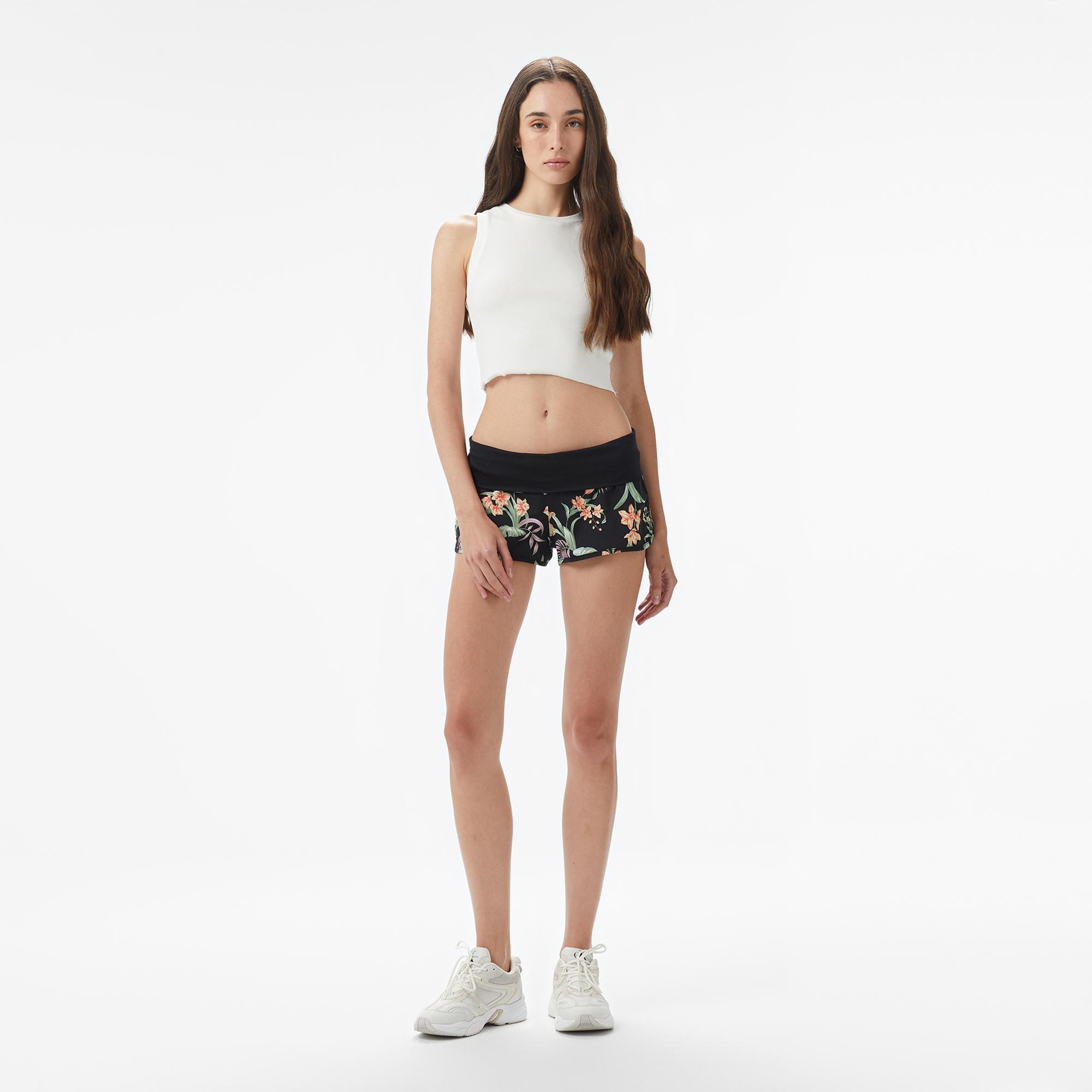 Roxy Endless Summer Printed BS Kadın Siyah Deniz Şortu