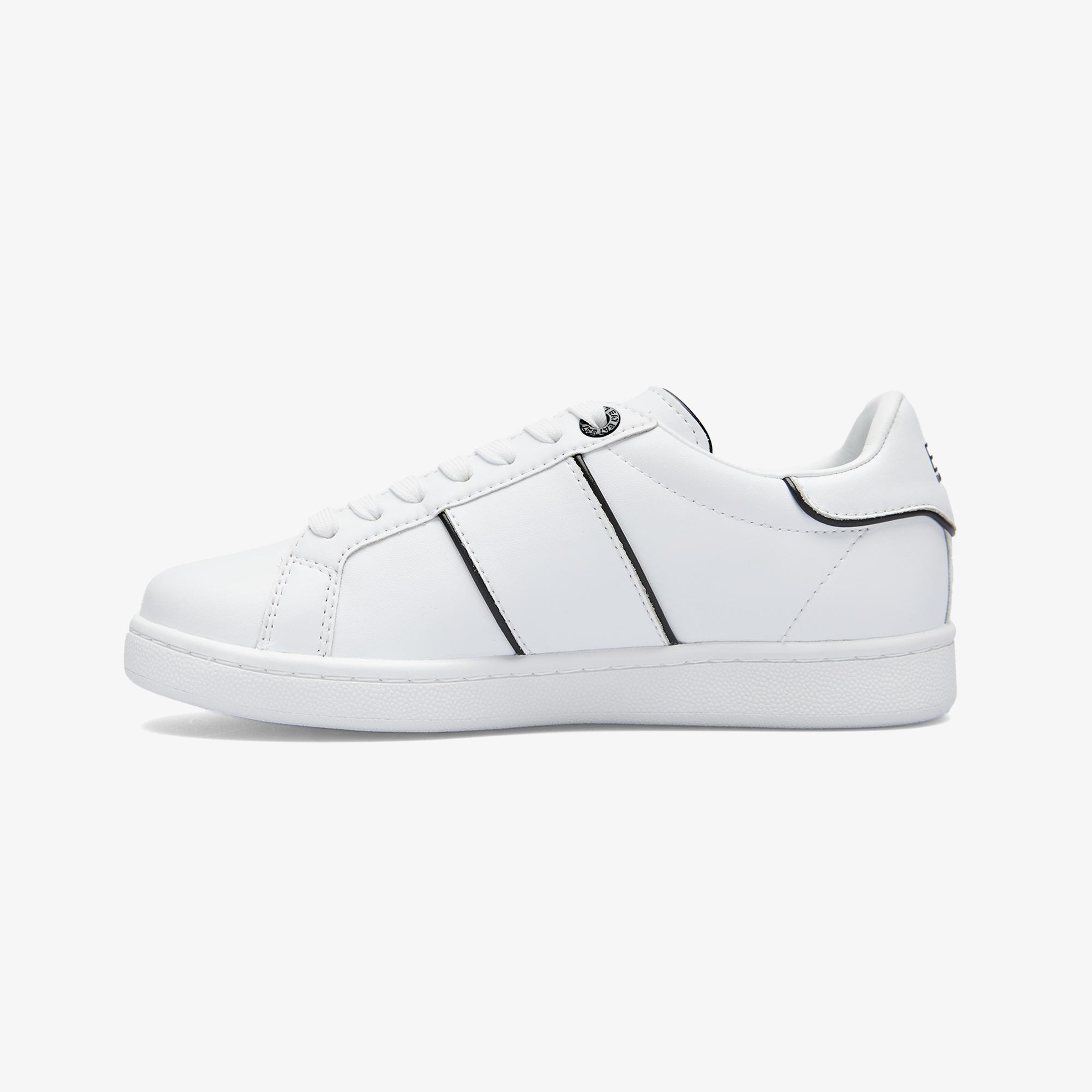 Emporio Armani Classic Logo Kadın Beyaz Sneaker