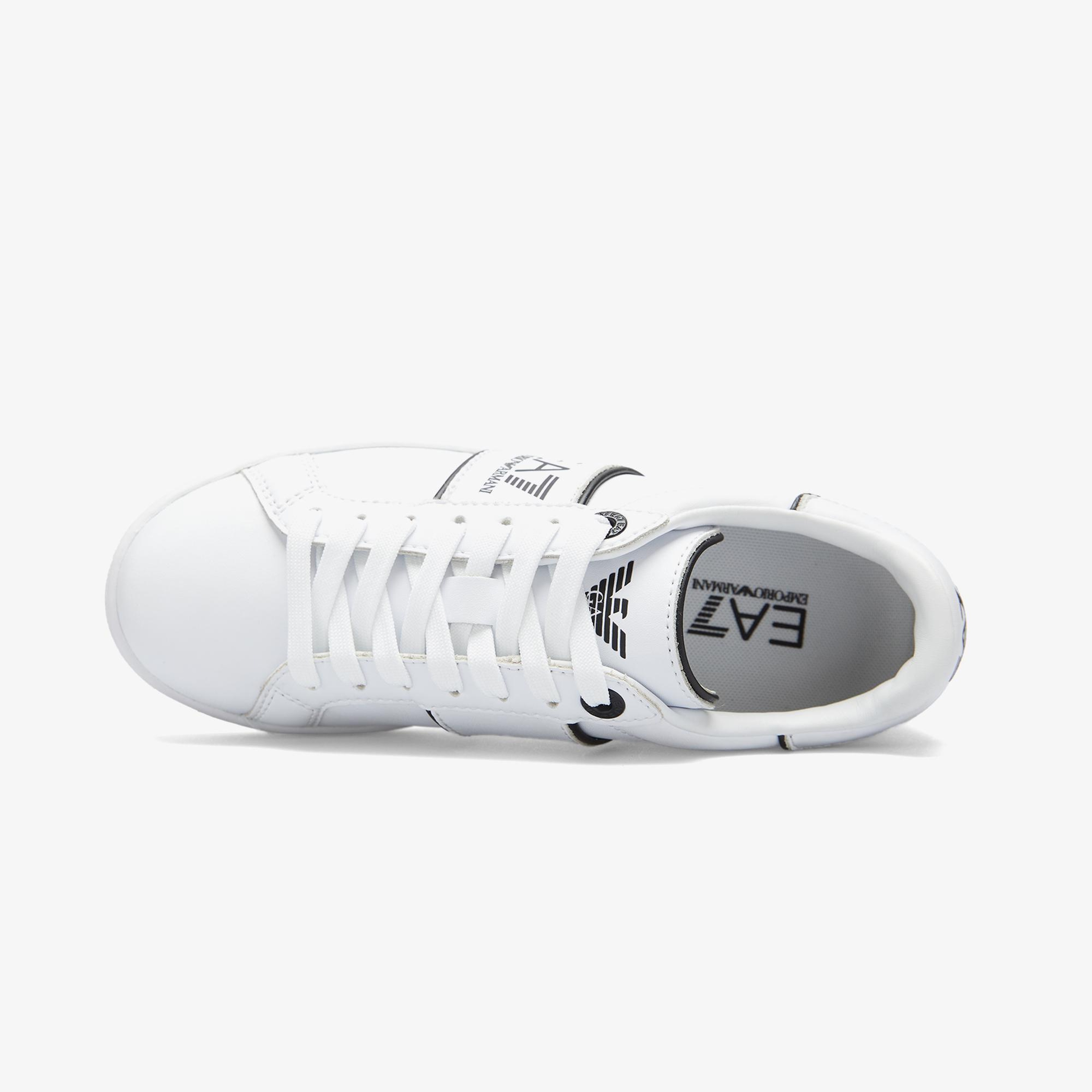 Emporio Armani Classic Logo Kadın Beyaz Sneaker