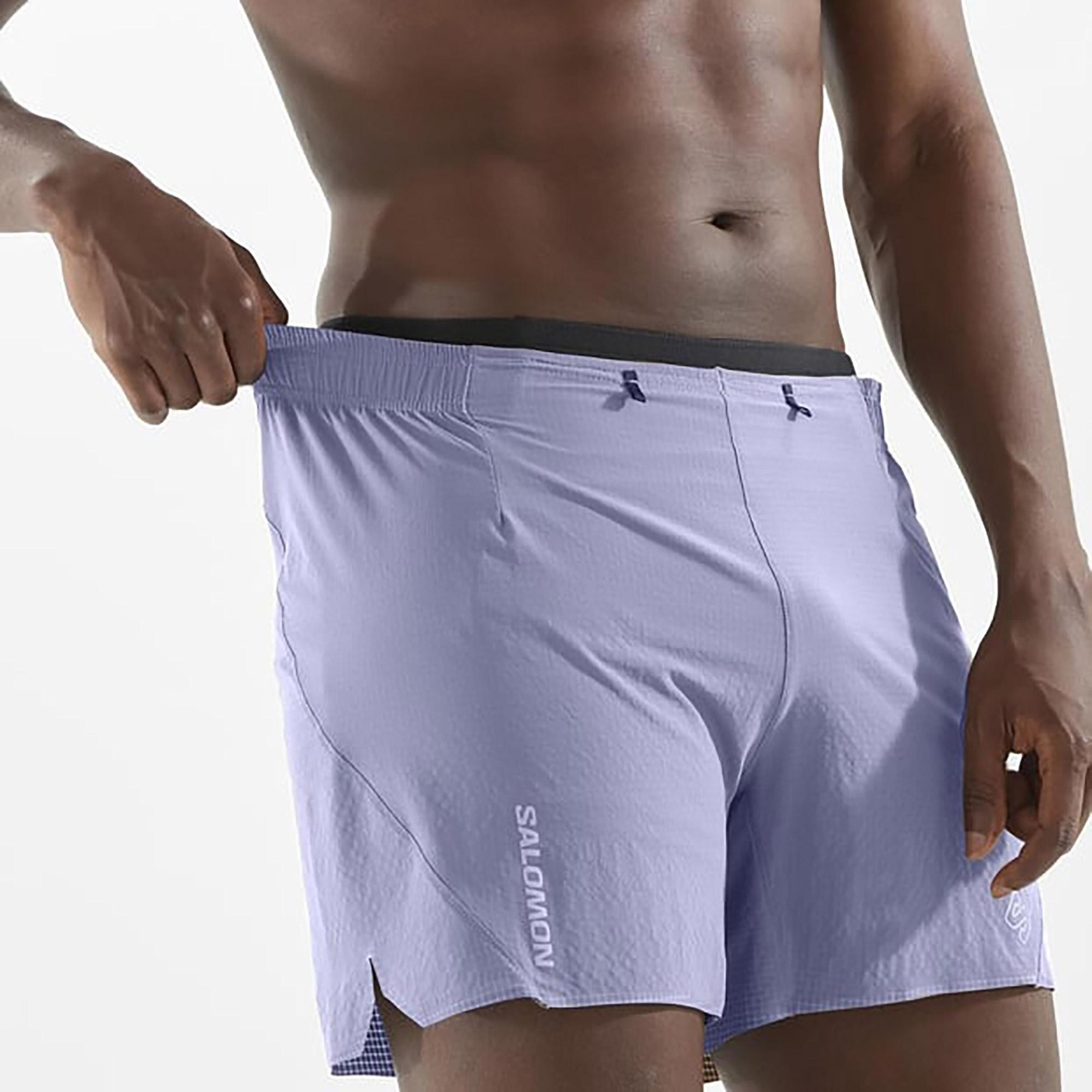 Salomon Sense Aero 5 Erkek Mavi Koşu Şortu