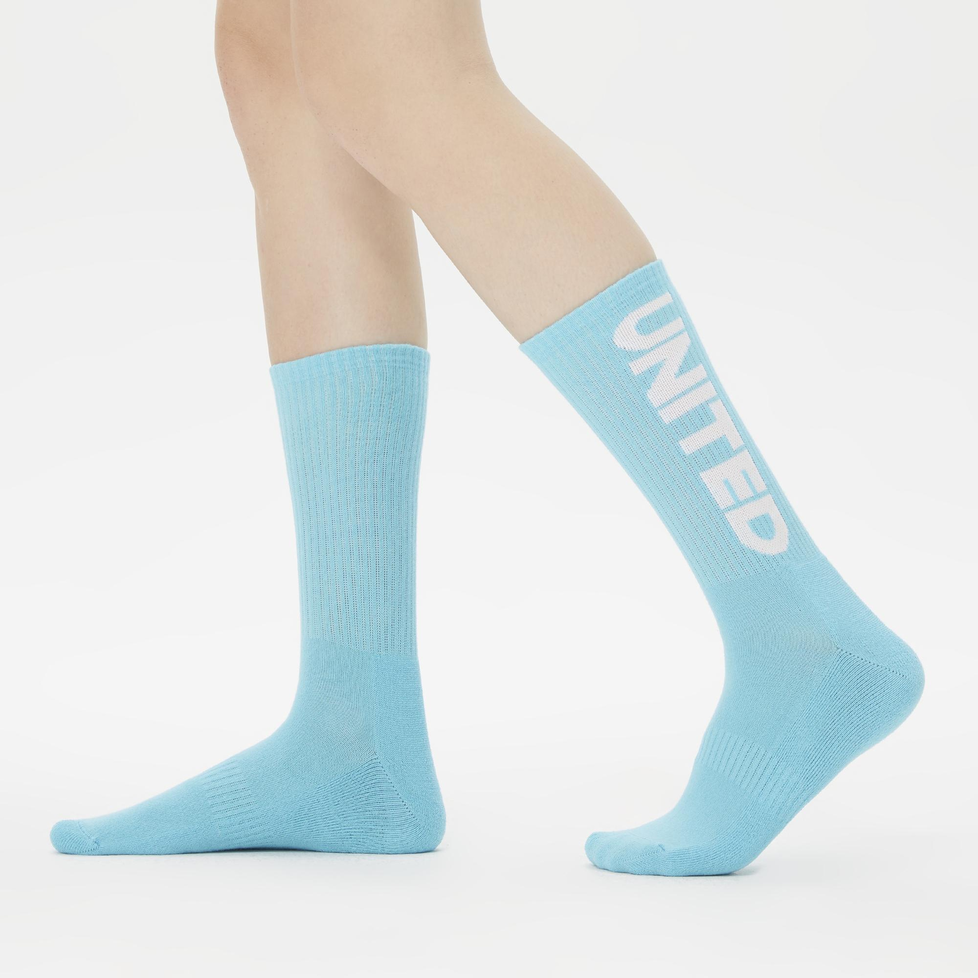 UNITED4 Classic Unisex Mavi Çorap