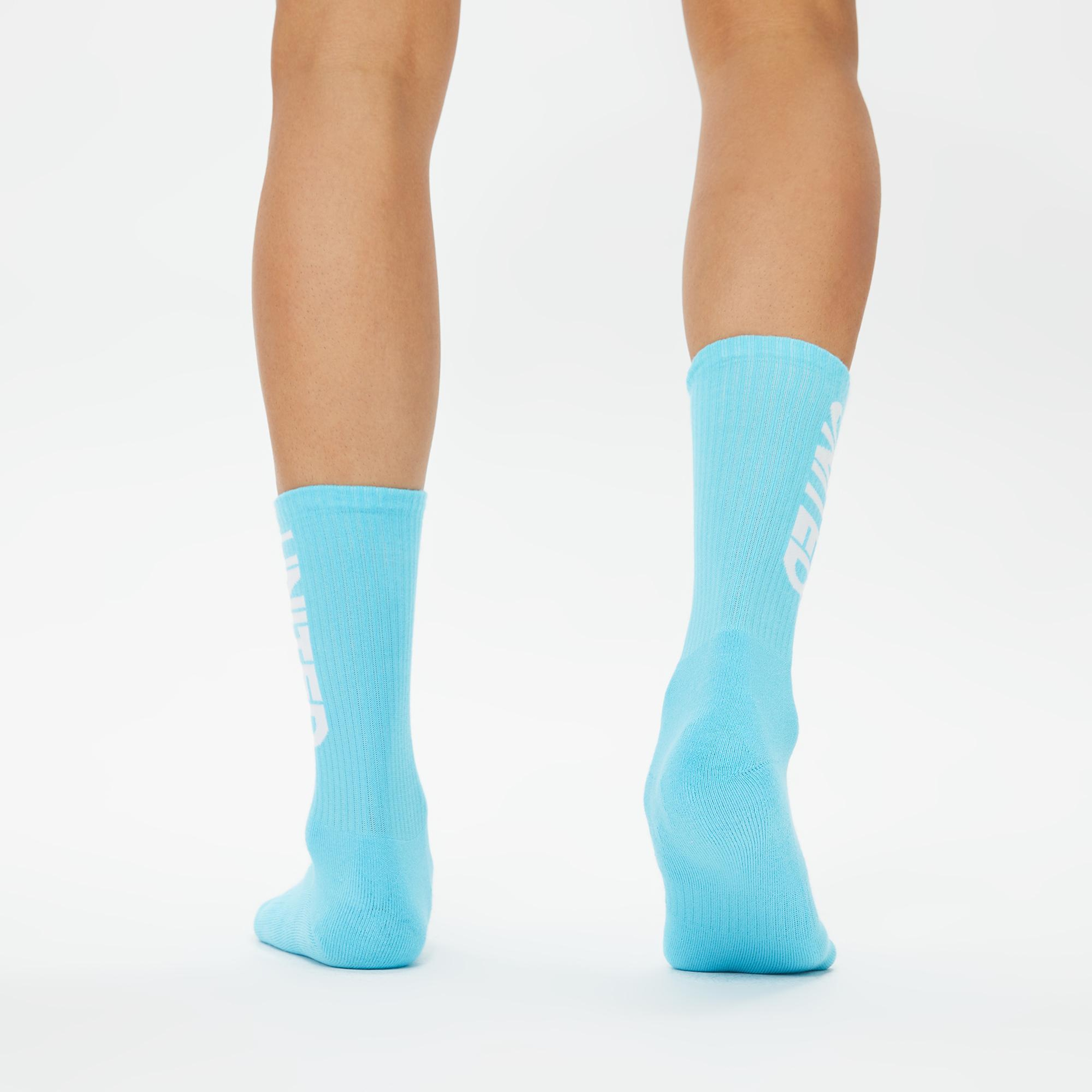 UNITED4 Classic Unisex Mavi Çorap