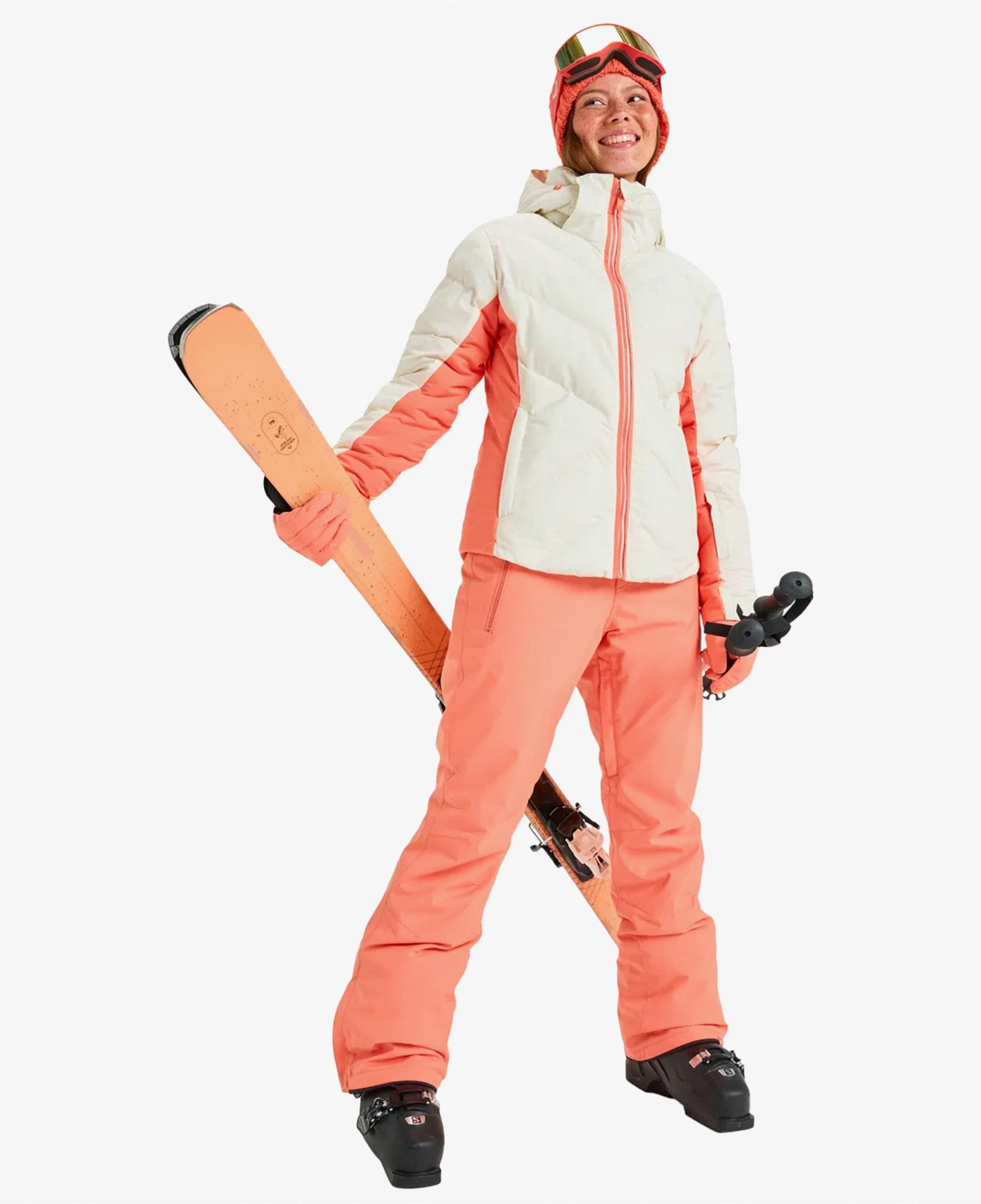 Roxy Snowdrift Kadın Beyaz Kayak Montu