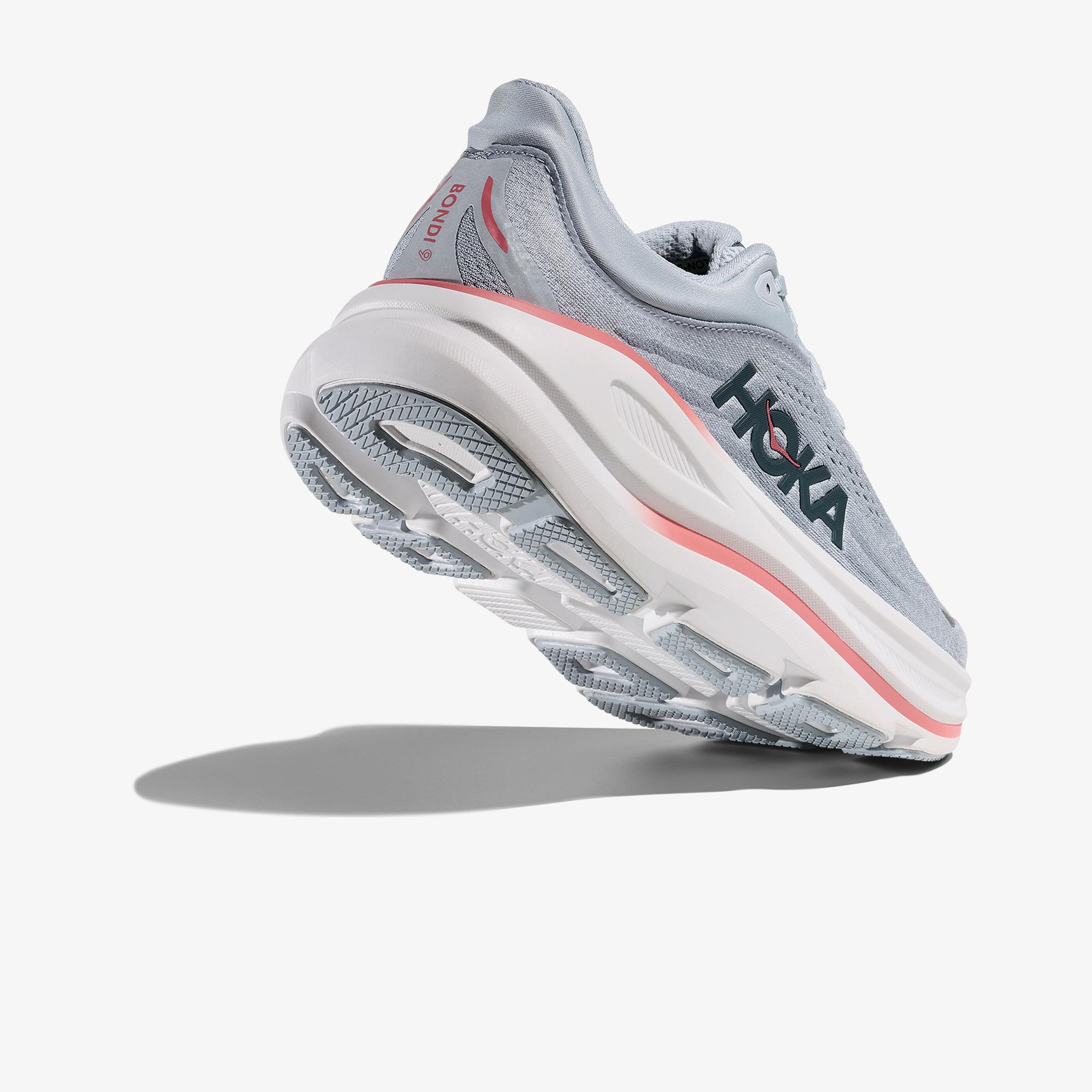 Hoka Bondi 9 Kadın Gri Koşu Ayakkabısı