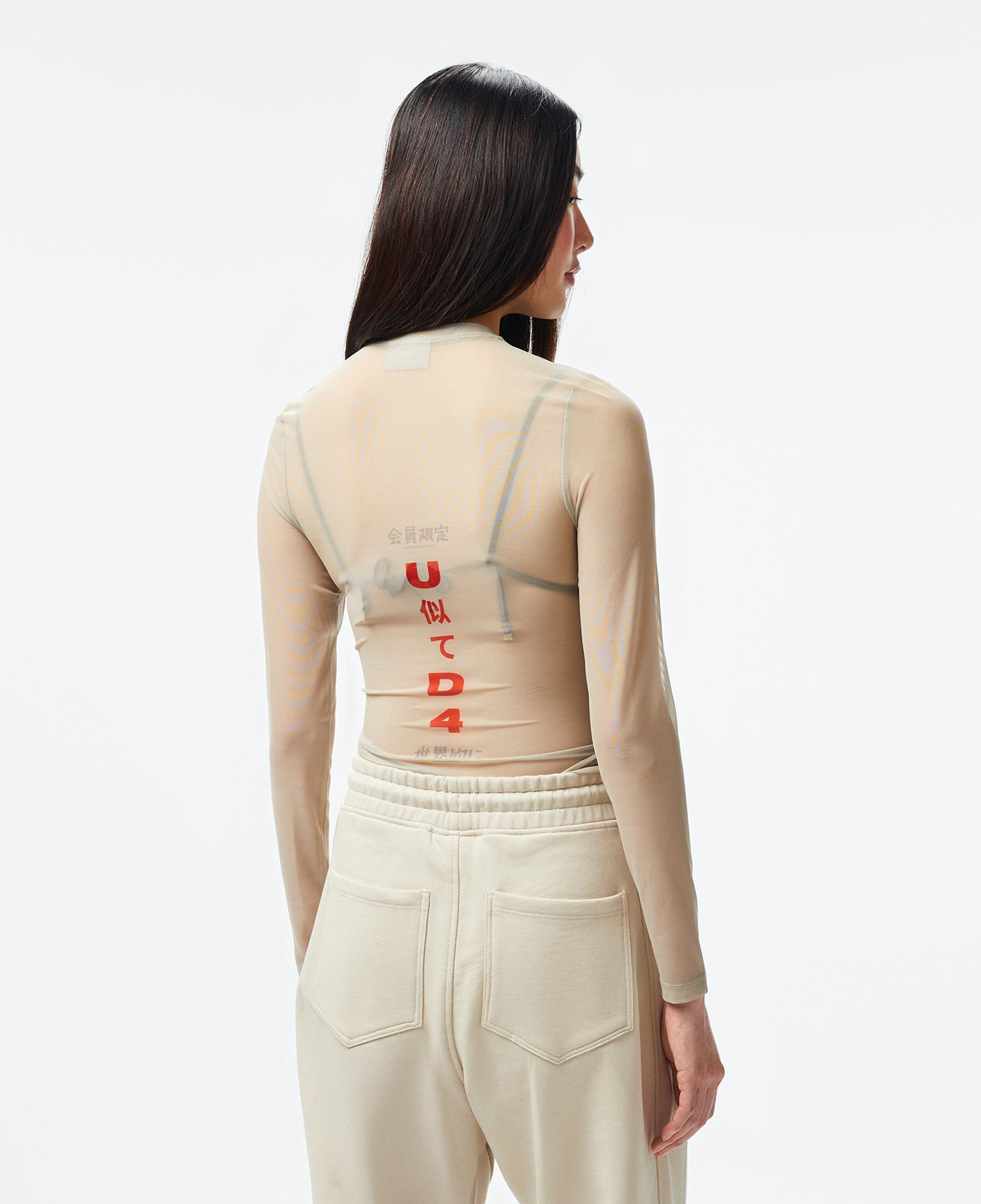 UNITED4 Kadın Krem Bodysuit