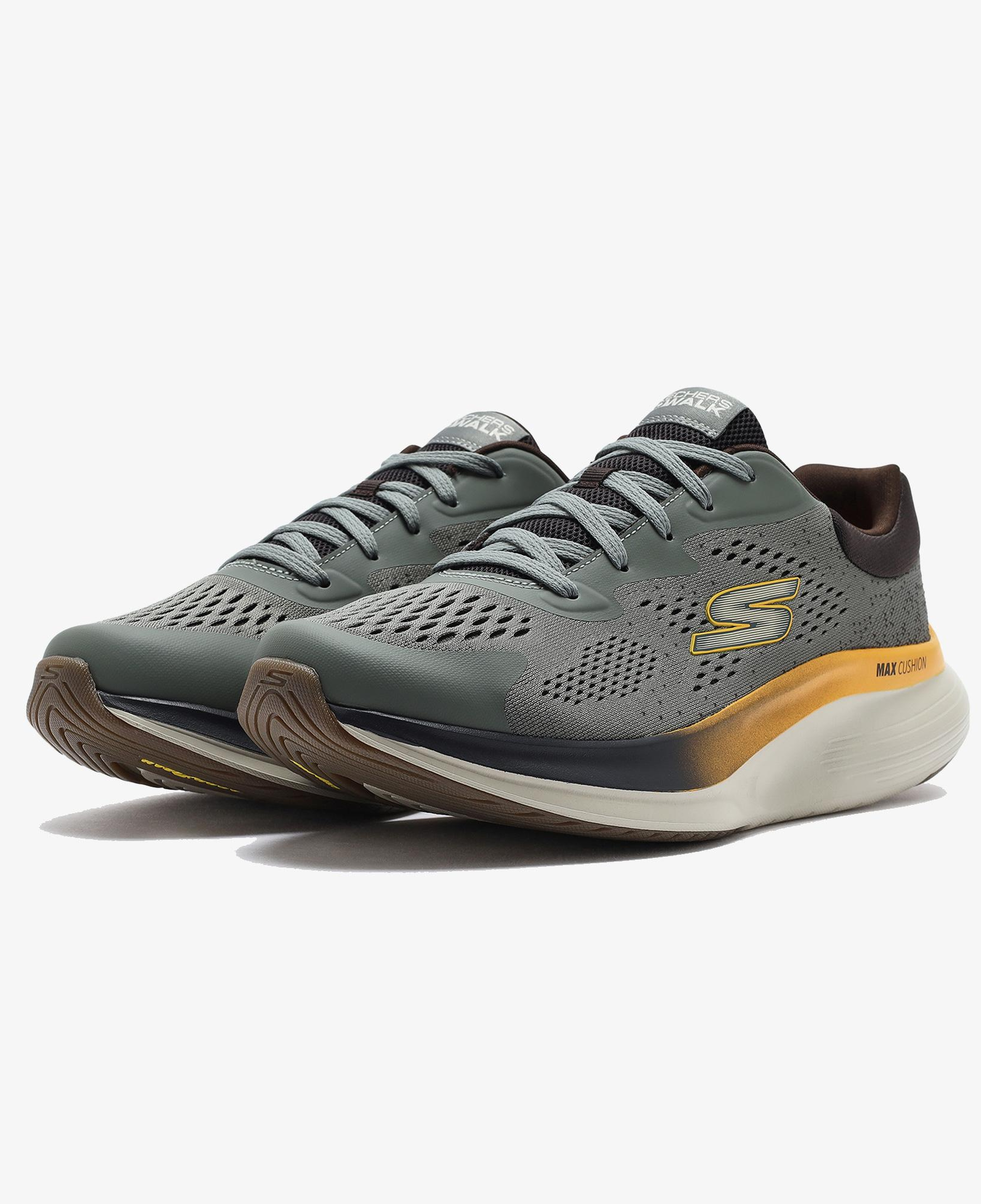 Skechers Go Walk Max Walker Augustus Erkek Yeşil Yürüyüş Ayakkabısı