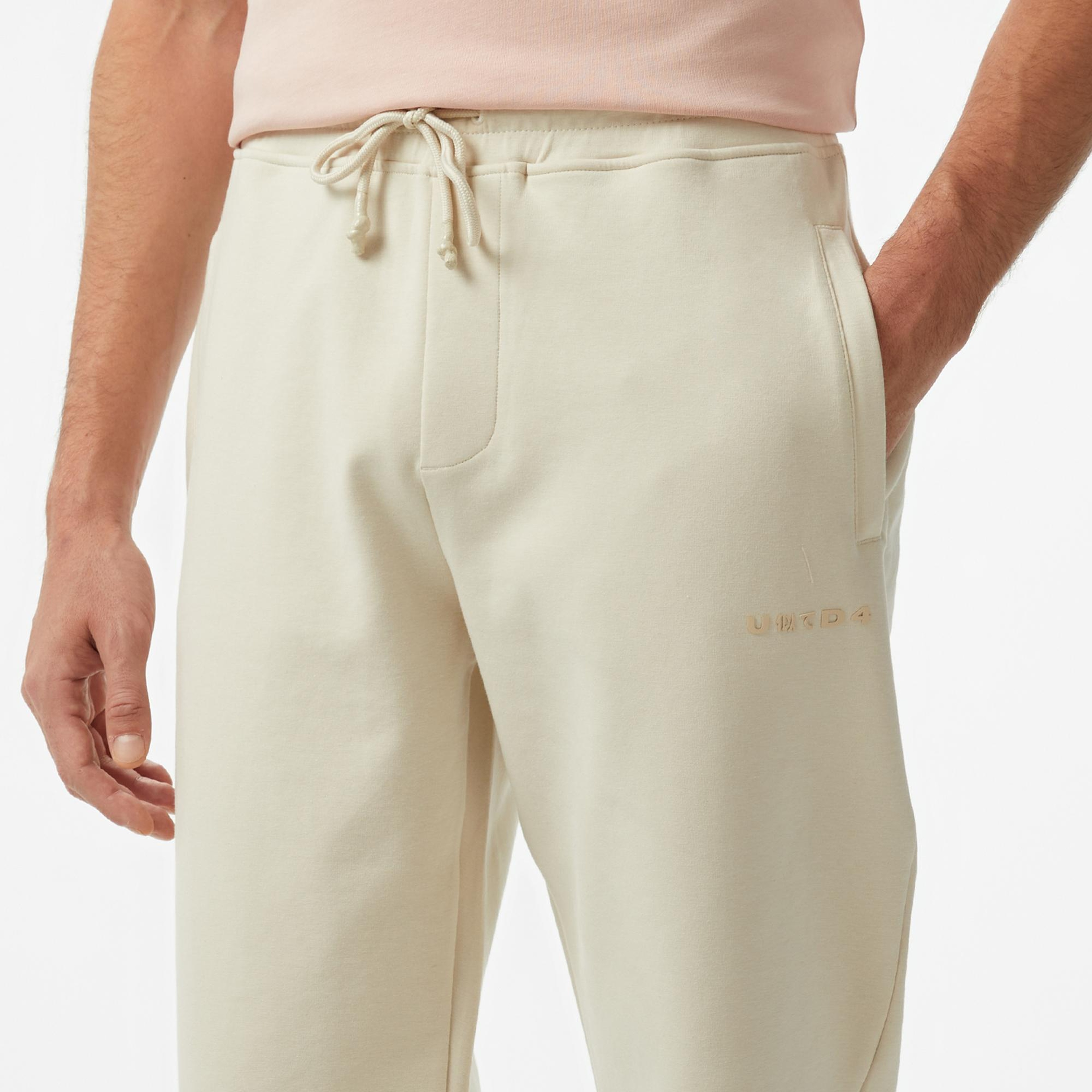 UNITED4 Comfort Erkek Beyaz Eşofman Altı