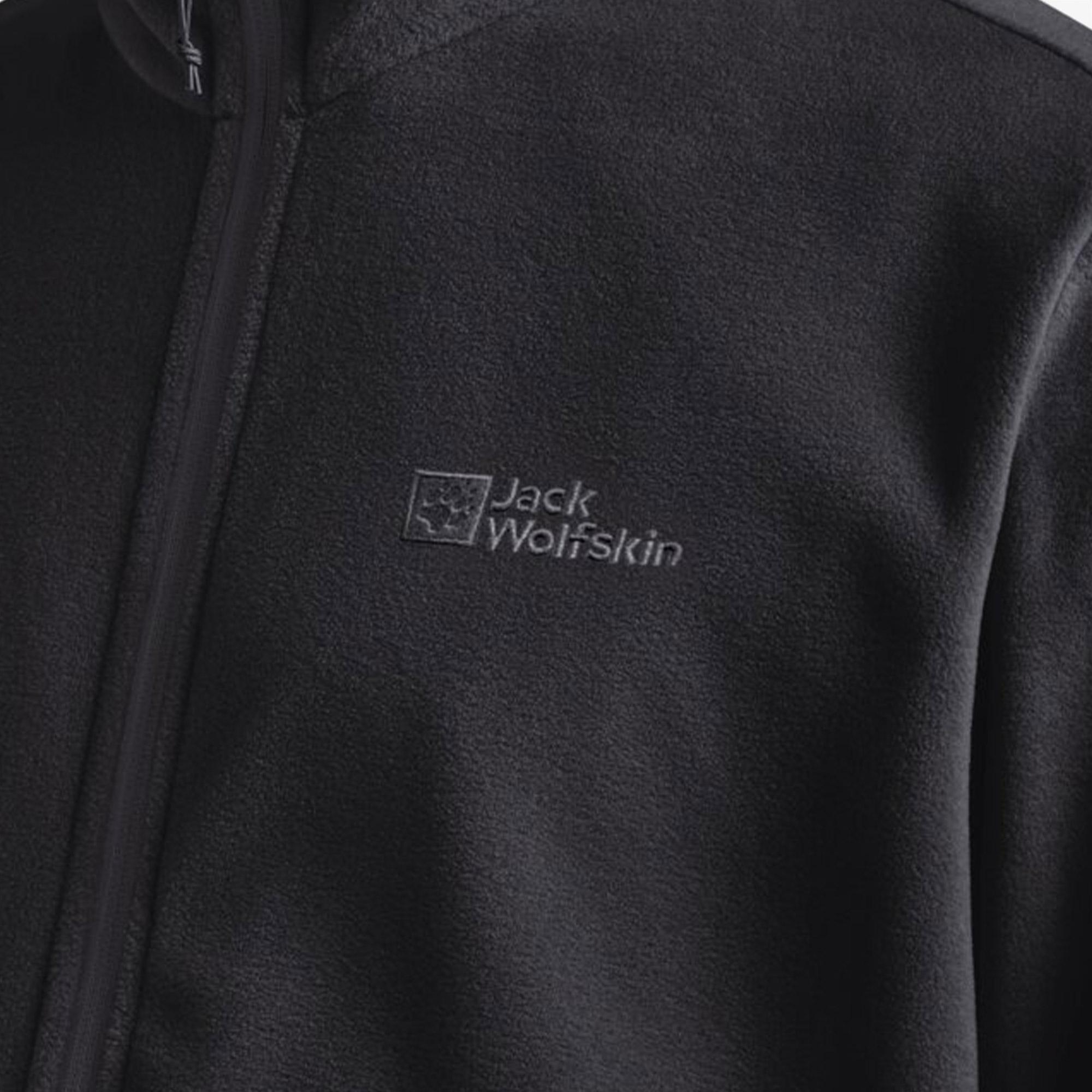 Jack Wolfskin Taunus Full Zipped Erkek Siyah Ceket