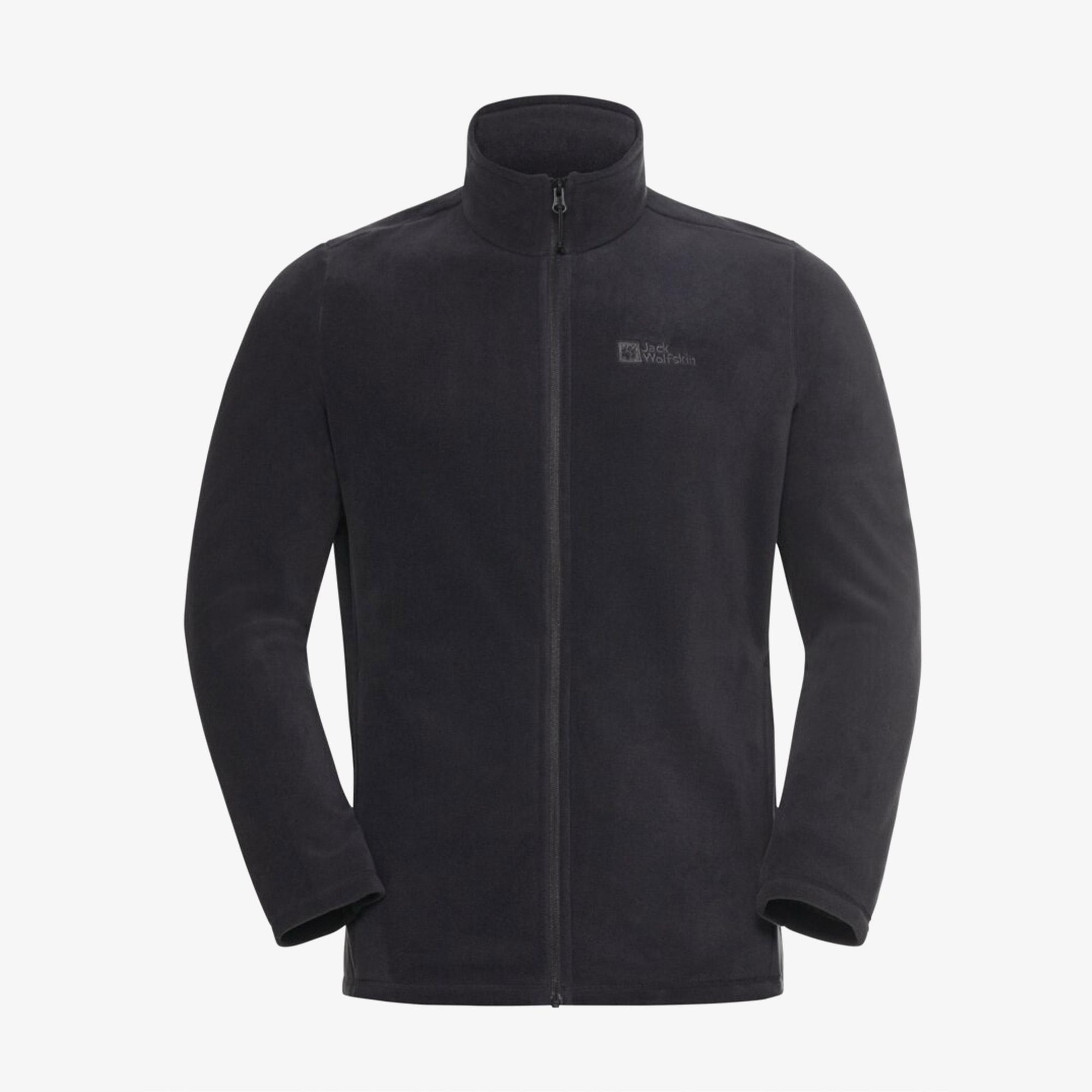 Jack Wolfskin Taunus Full Zipped Erkek Siyah Ceket