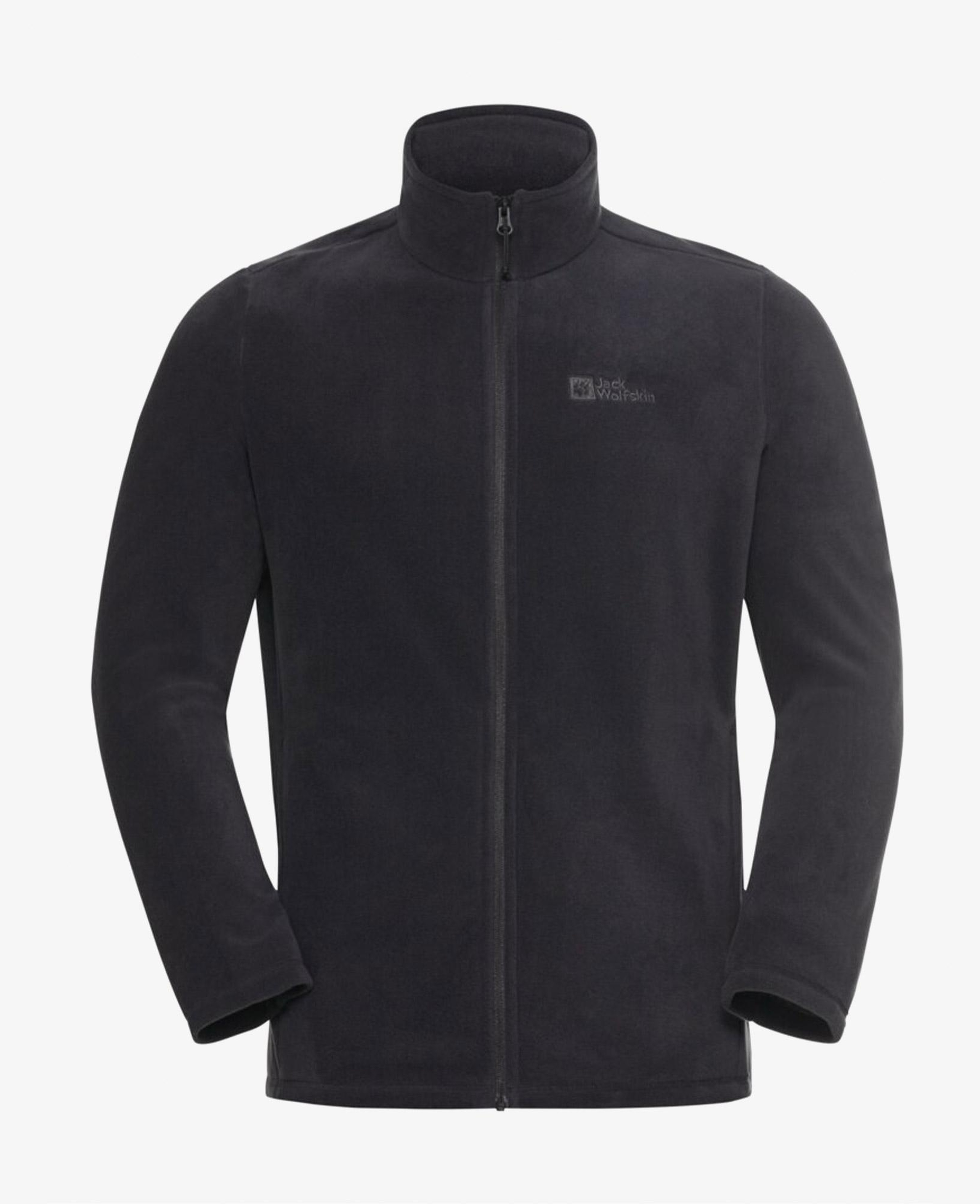 Jack Wolfskin Taunus Full Zipped Erkek Siyah Ceket