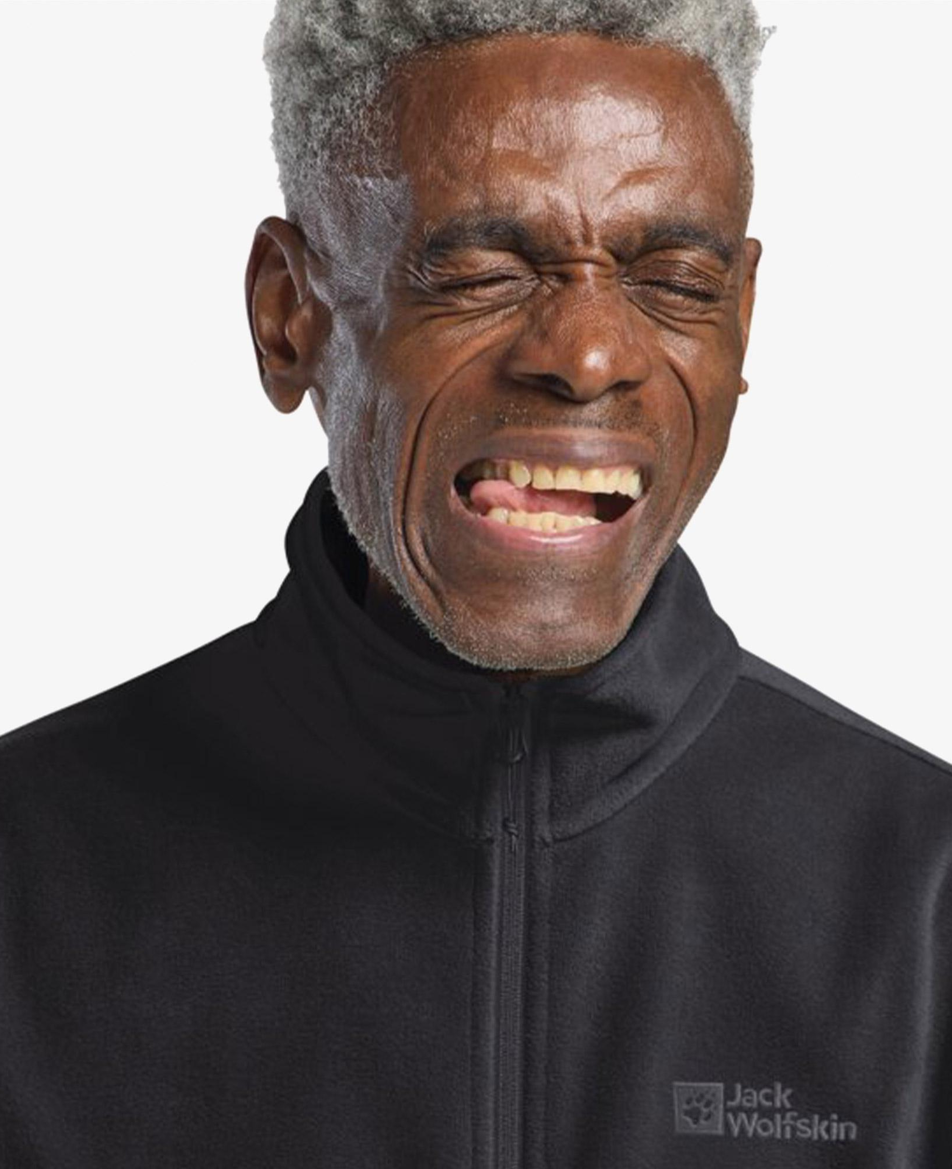 Jack Wolfskin Taunus Full Zipped Erkek Siyah Ceket