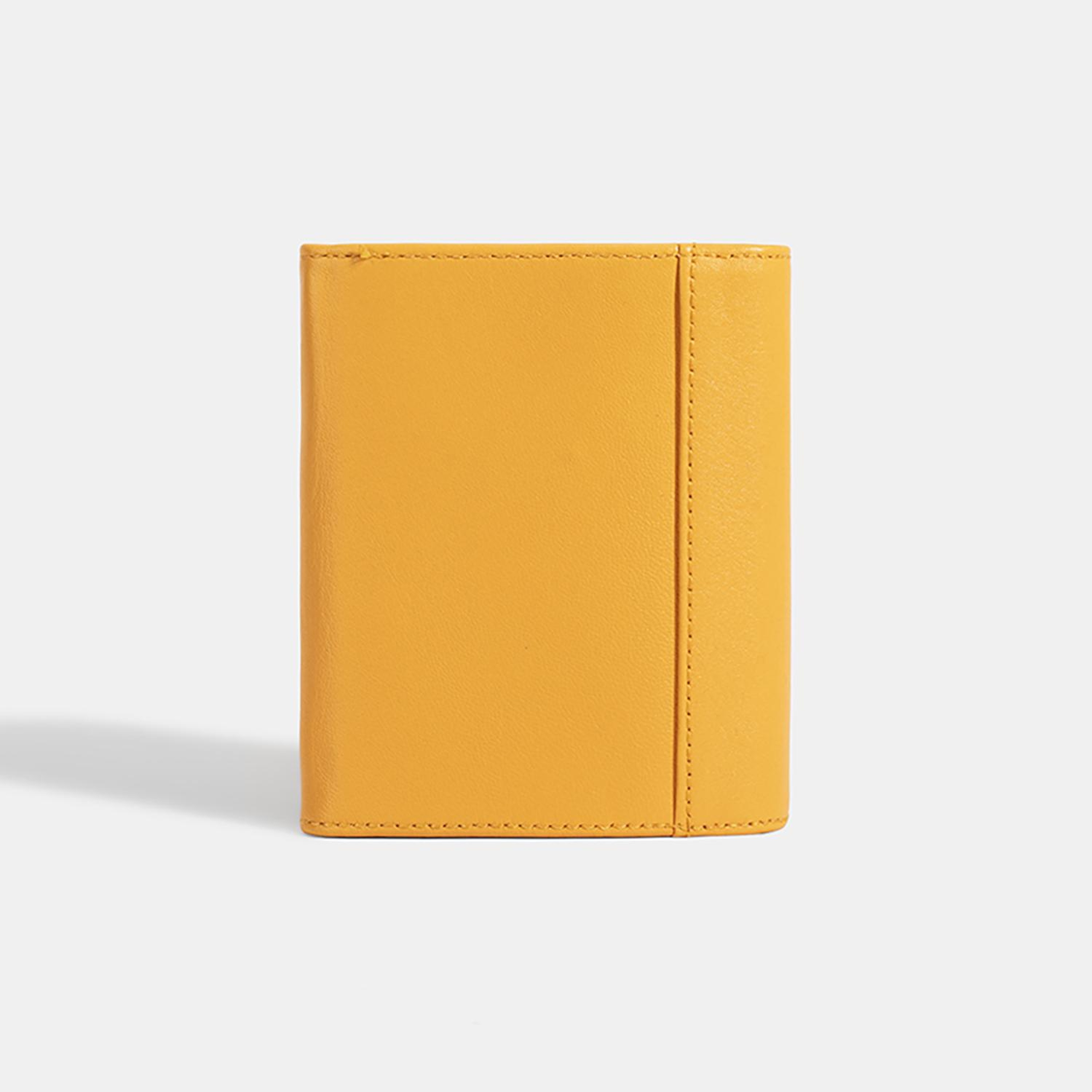 Kadın Turuncu D Logolu Deri Cüzdan