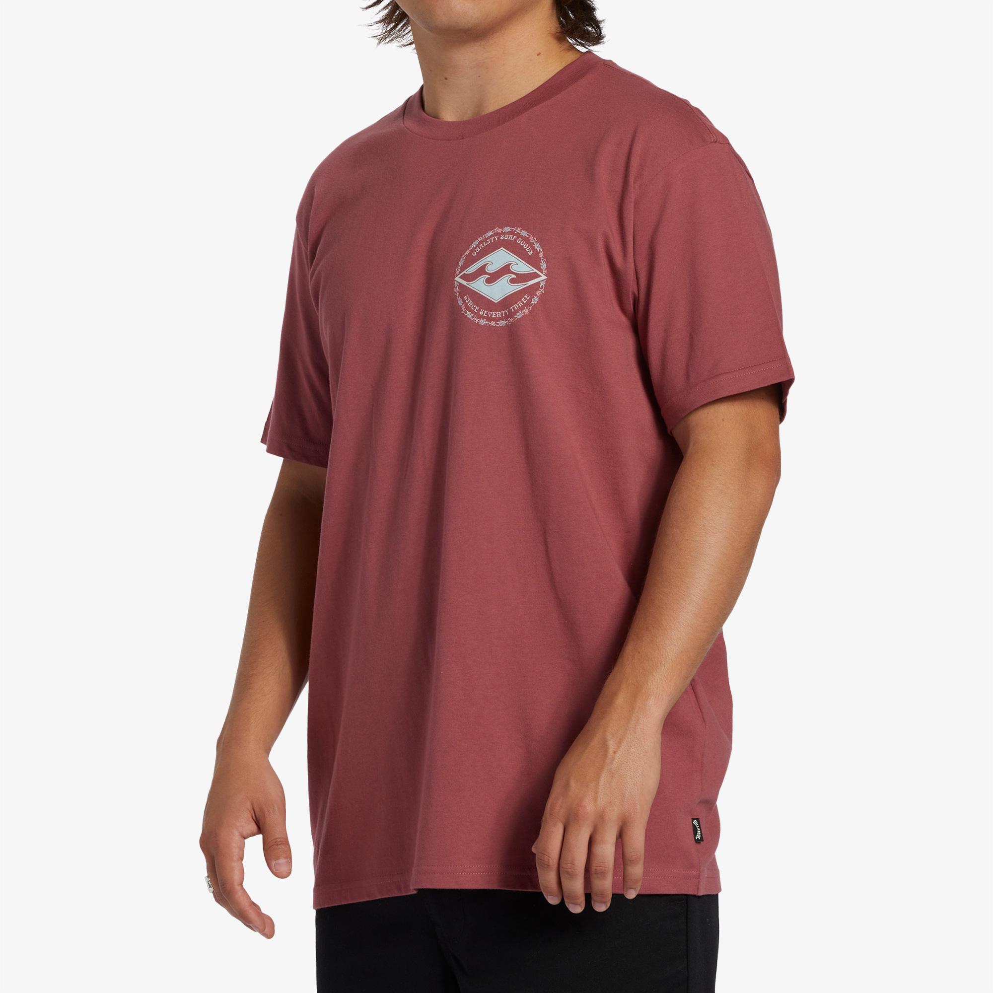 Billabong Rotor Diamond Erkek Kırmızı Günlük T-Shirt