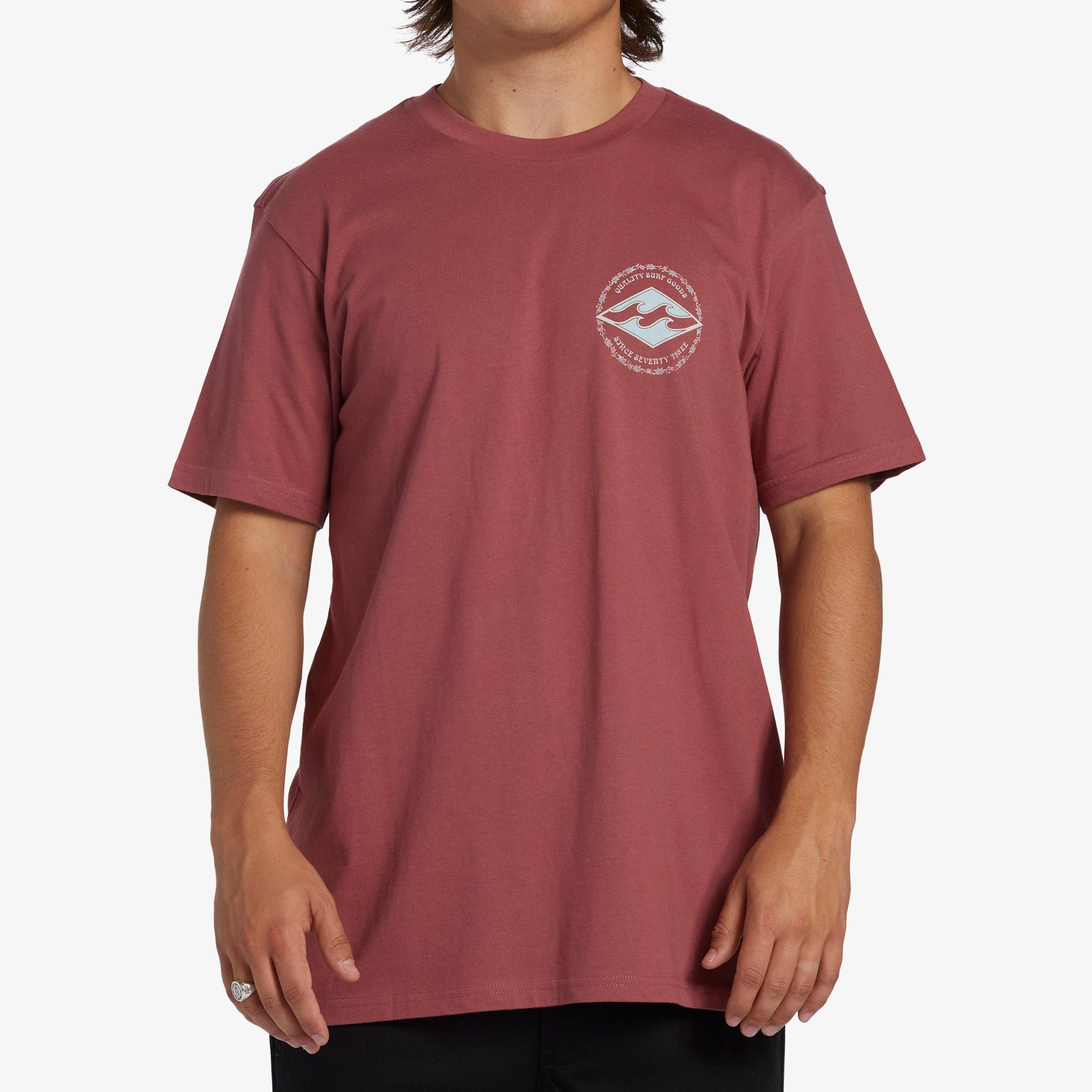 Billabong Rotor Diamond Erkek Kırmızı Günlük T-Shirt