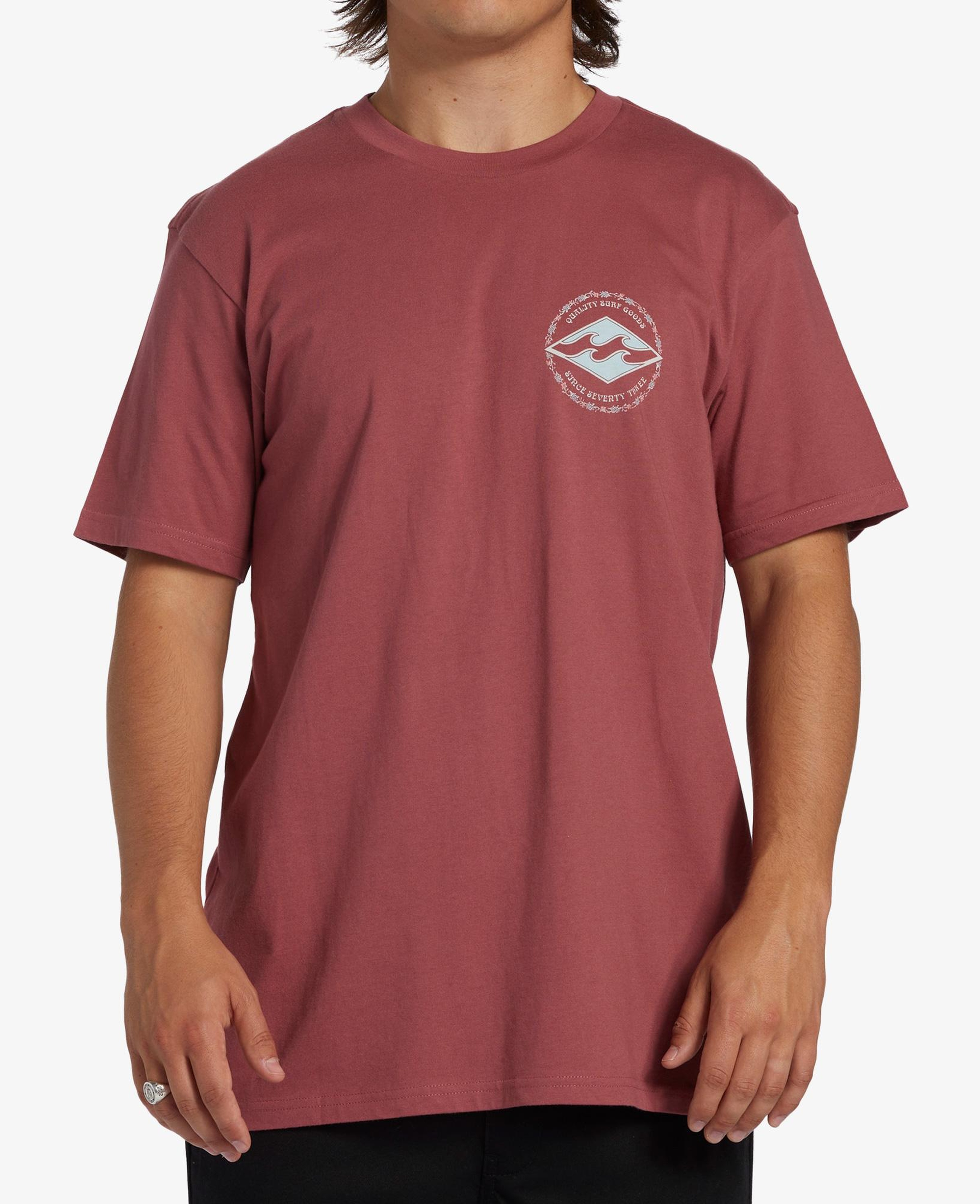 Billabong Rotor Diamond Erkek Kırmızı Günlük T-Shirt