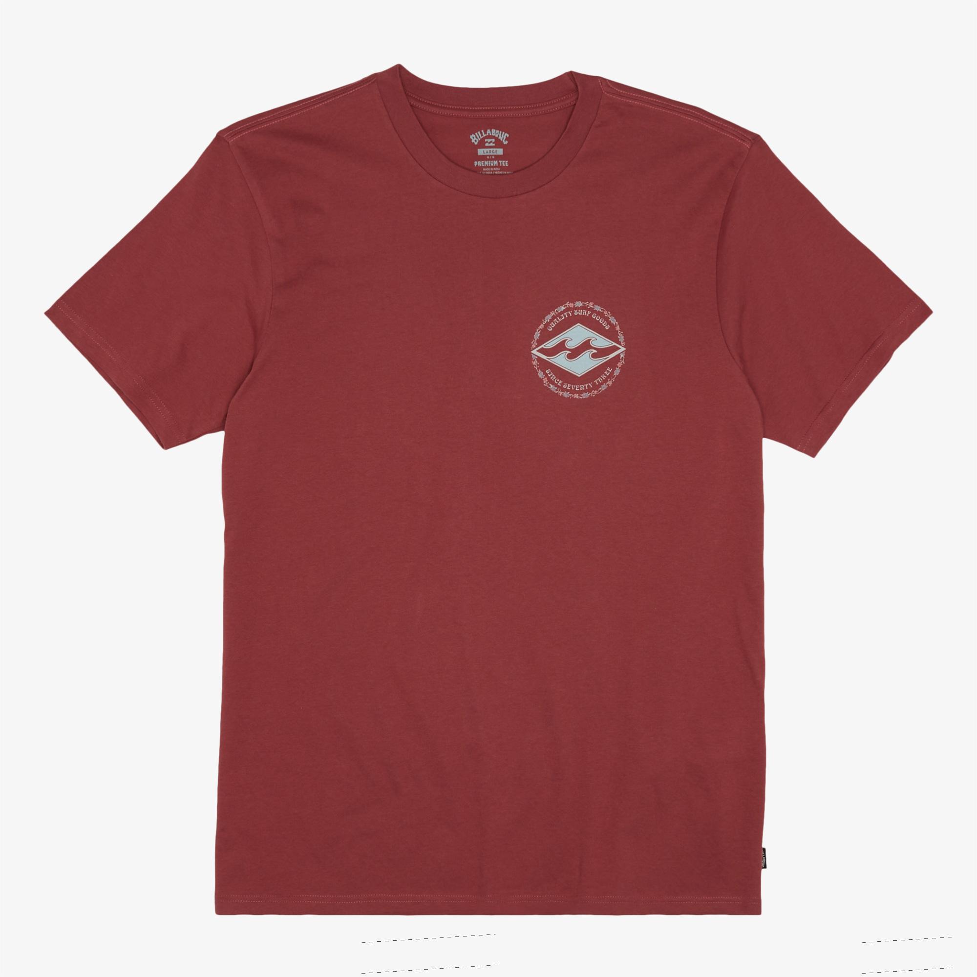 Billabong Rotor Diamond Erkek Kırmızı Günlük T-Shirt