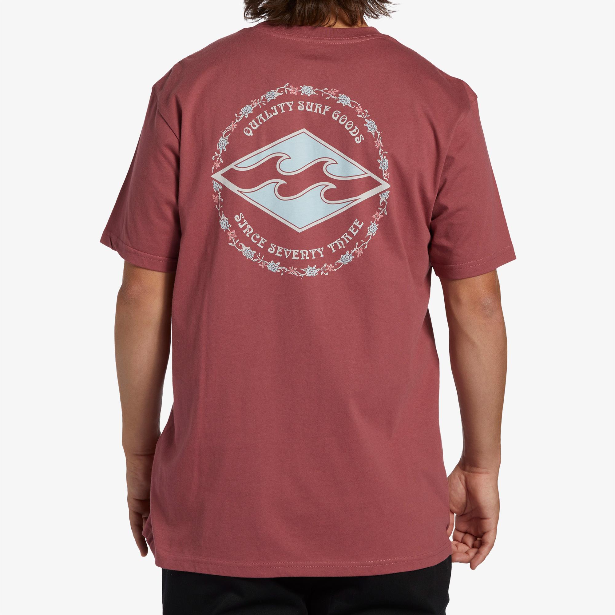 Billabong Rotor Diamond Erkek Kırmızı Günlük T-Shirt