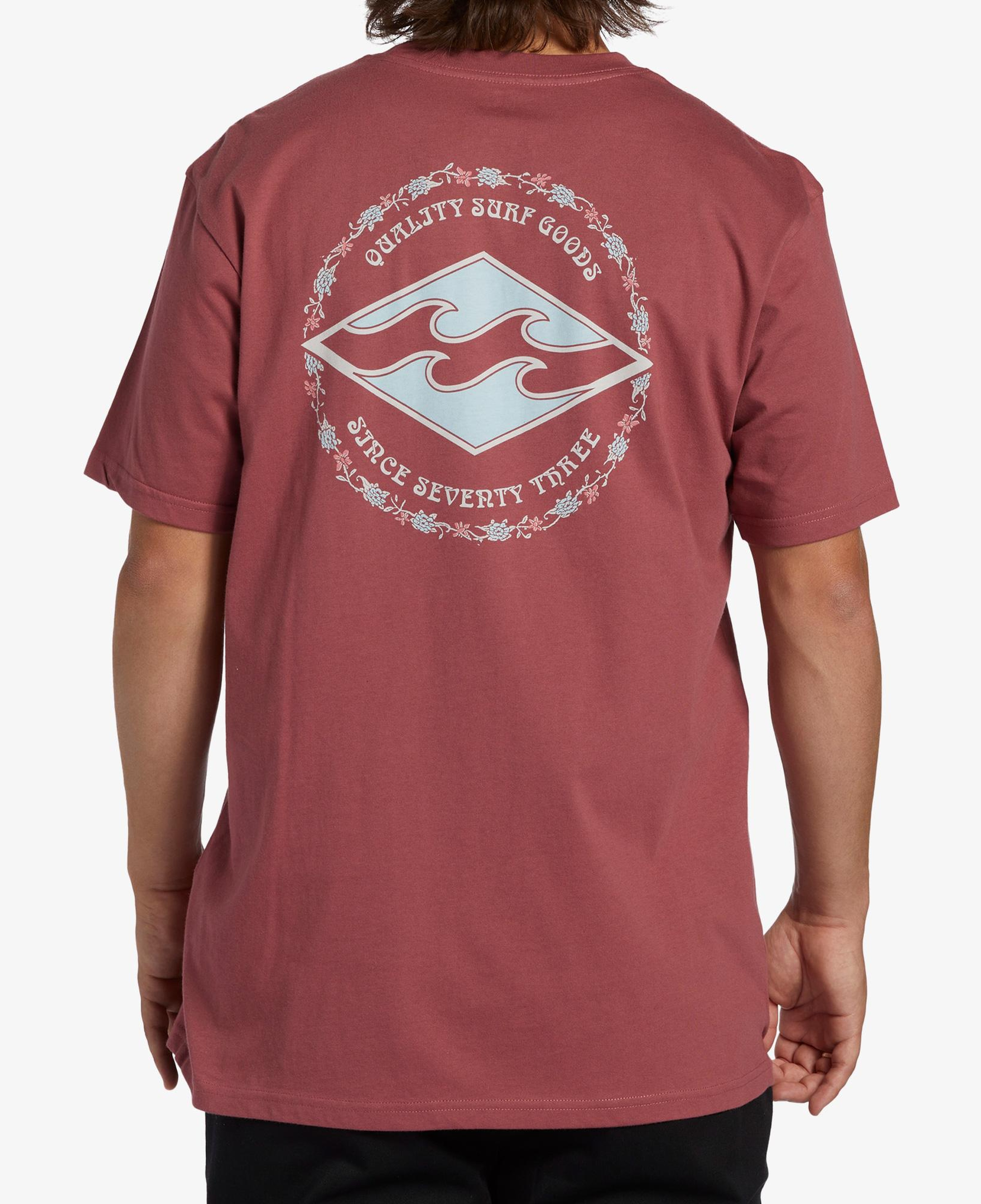 Billabong Rotor Diamond Erkek Kırmızı Günlük T-Shirt