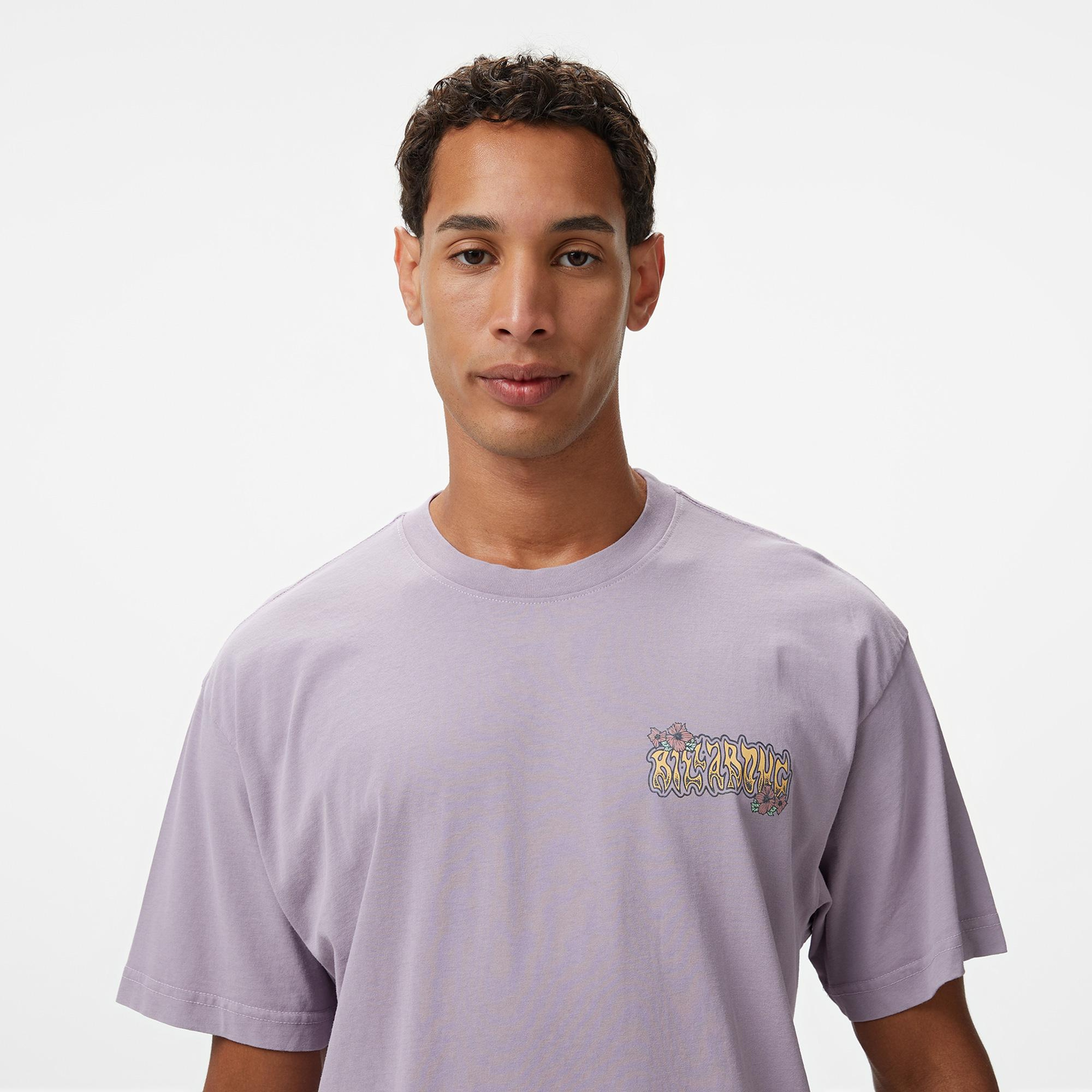 Billabong Hi Tide Erkek Mor T-Shirt