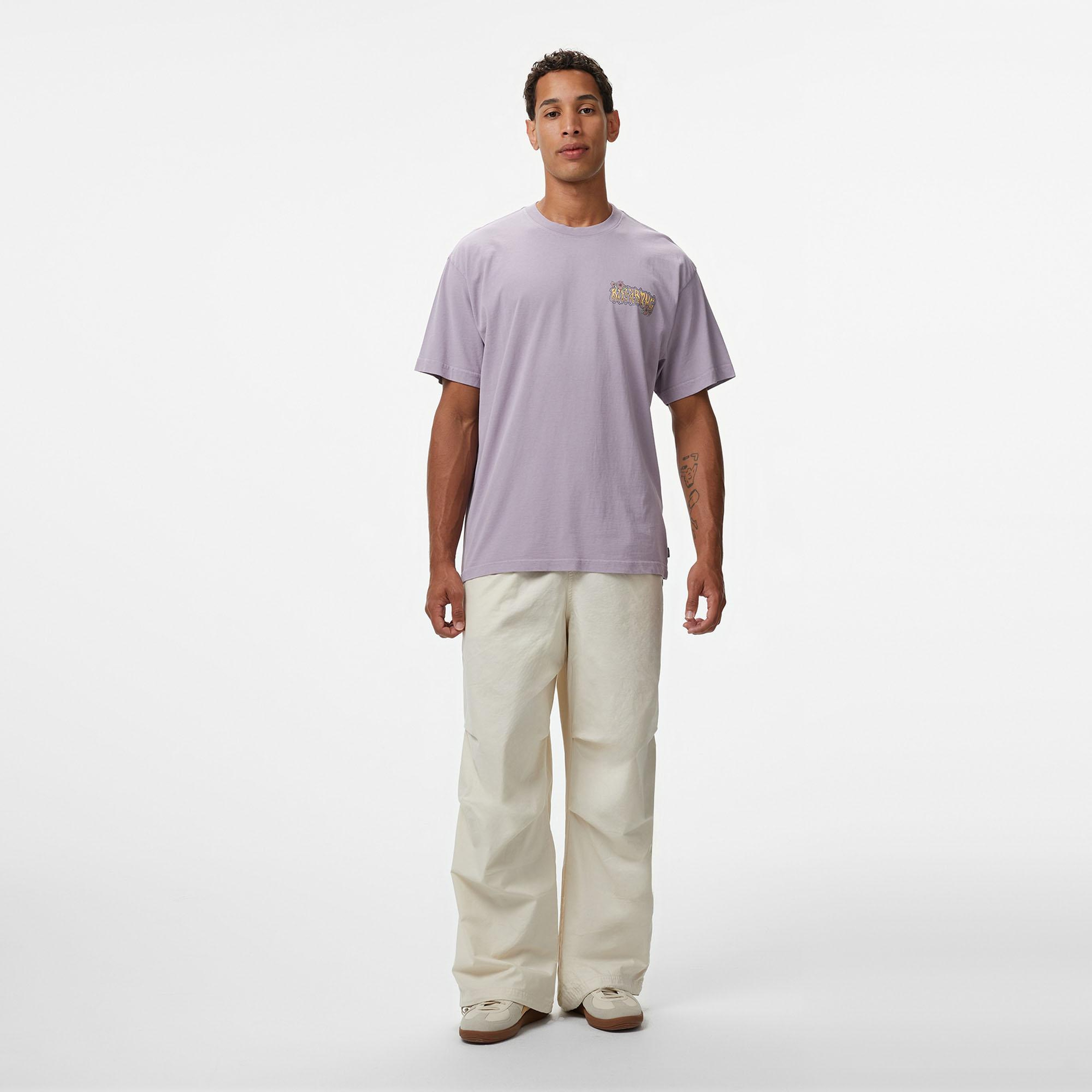 Billabong Hi Tide Erkek Mor T-Shirt