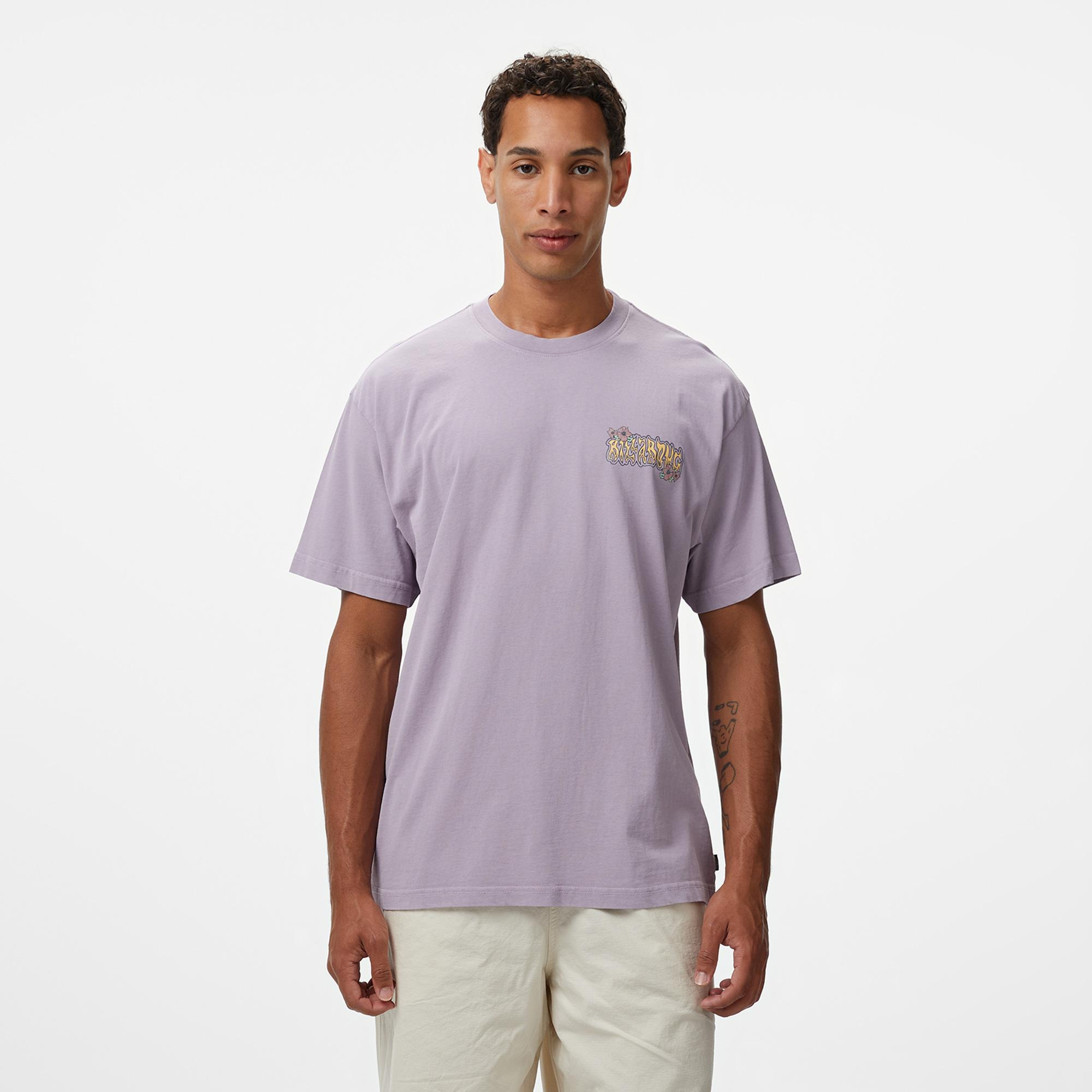 Billabong Hi Tide Erkek Mor T-Shirt