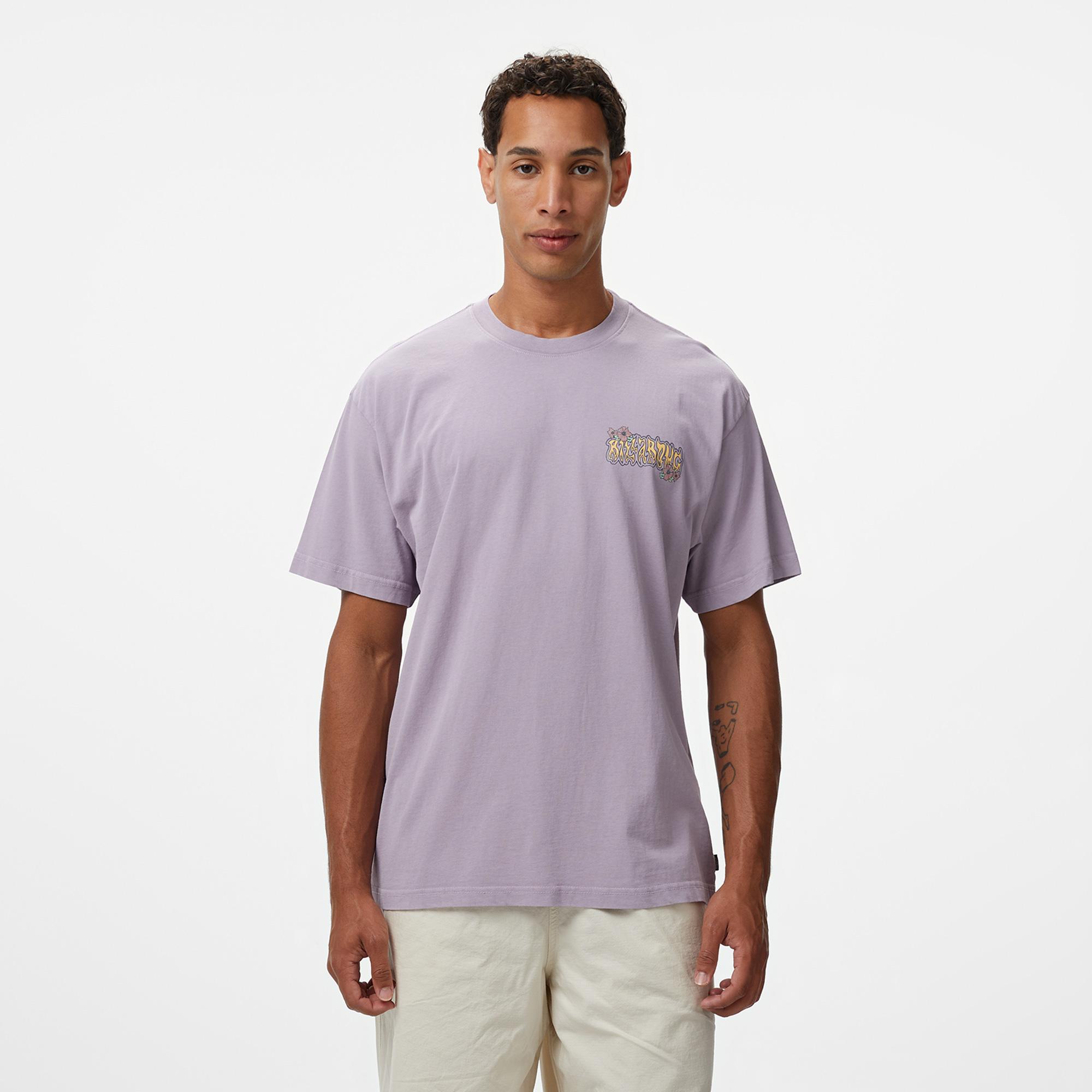 Billabong Hi Tide Erkek Mor T-Shirt