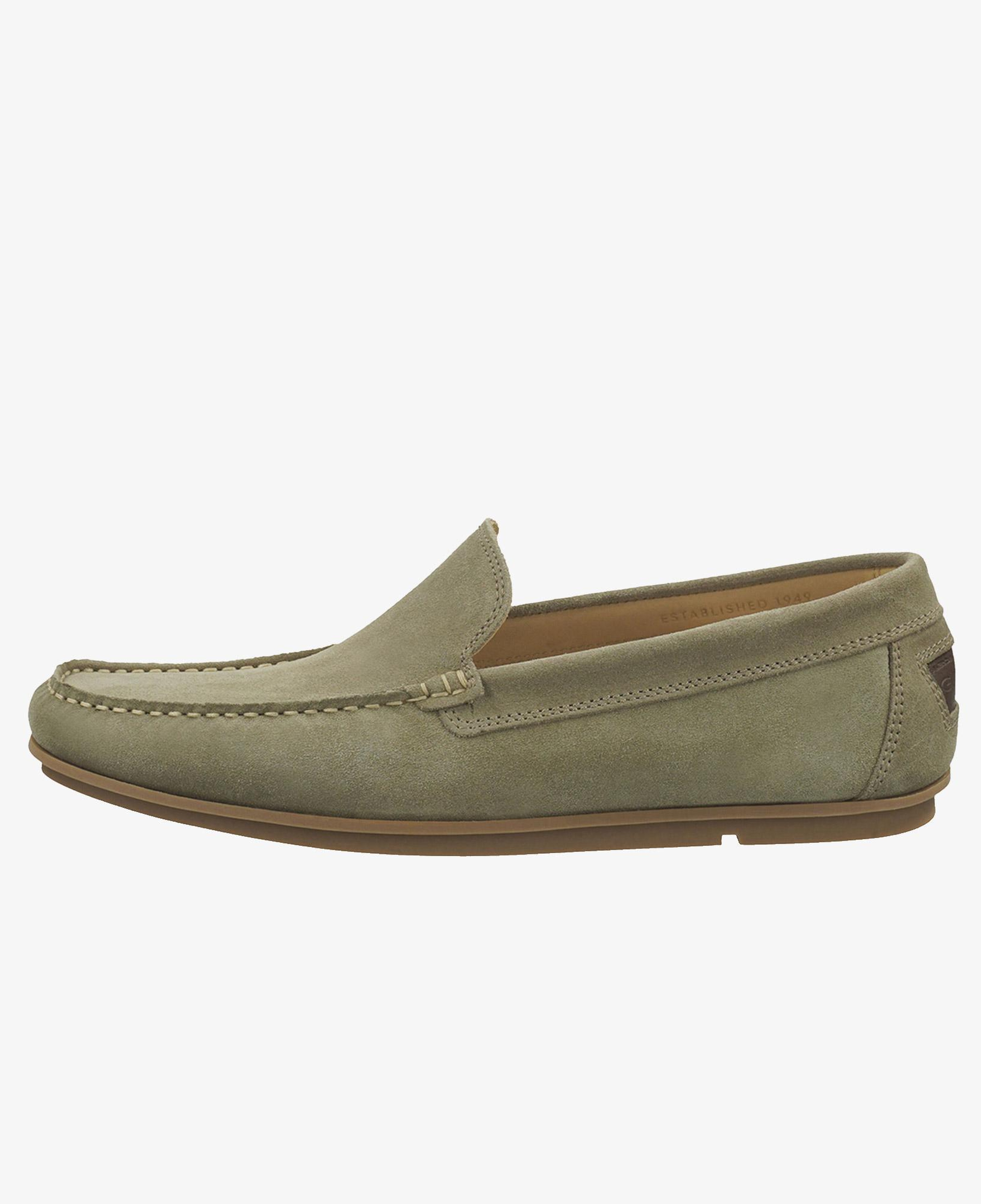GANT Erkek Yeşil Süet Loafer