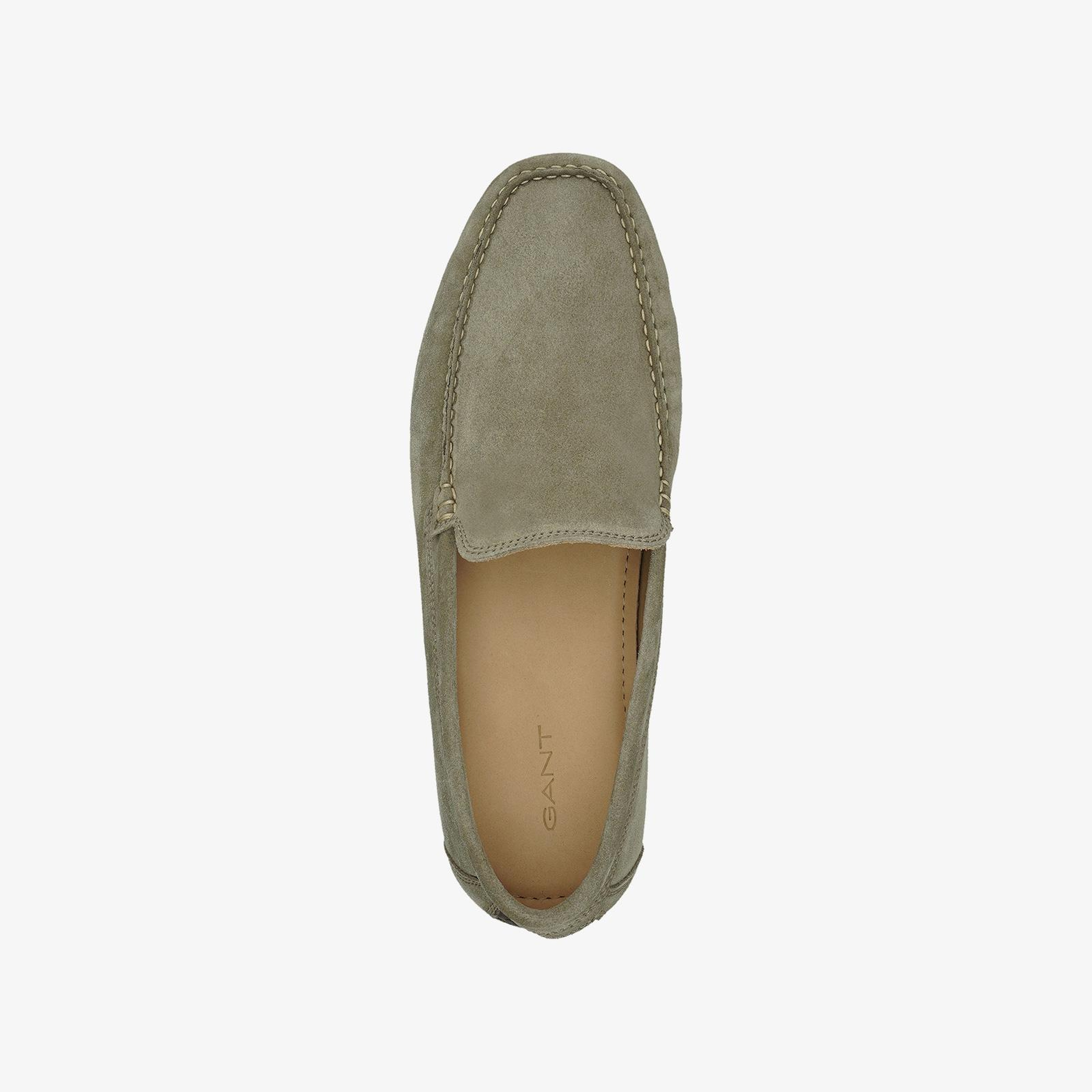 GANT Erkek Yeşil Süet Loafer