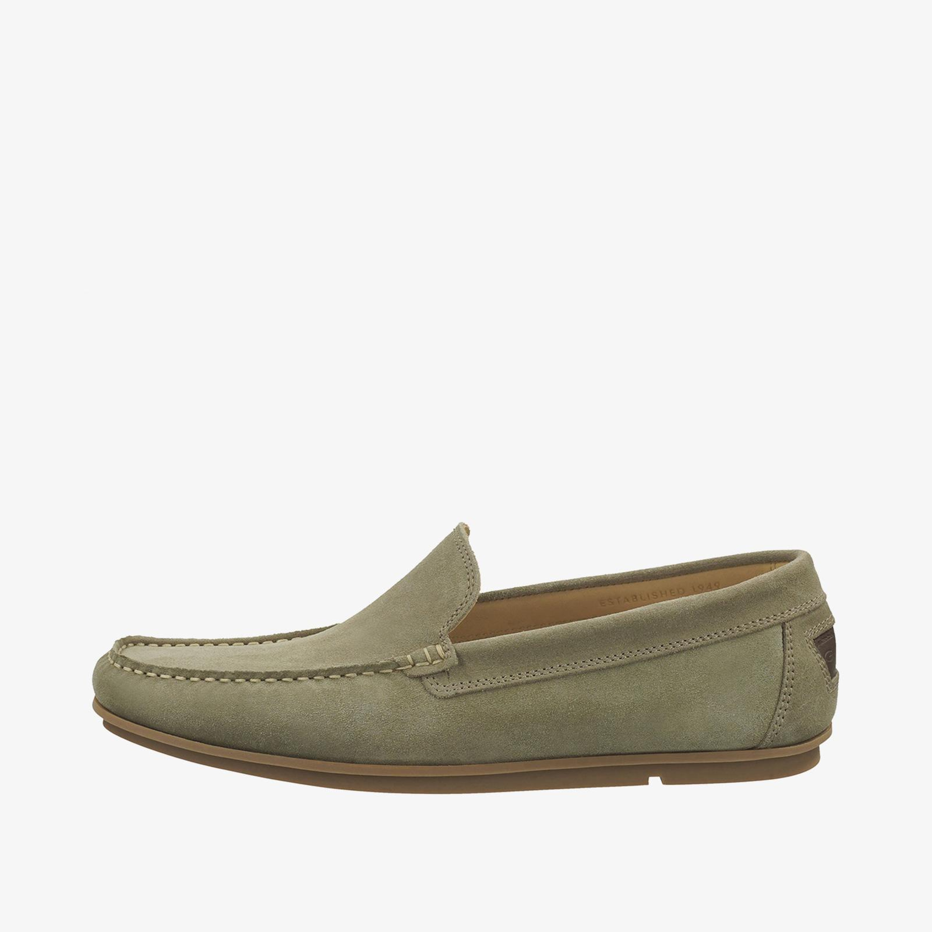 GANT Erkek Yeşil Süet Loafer