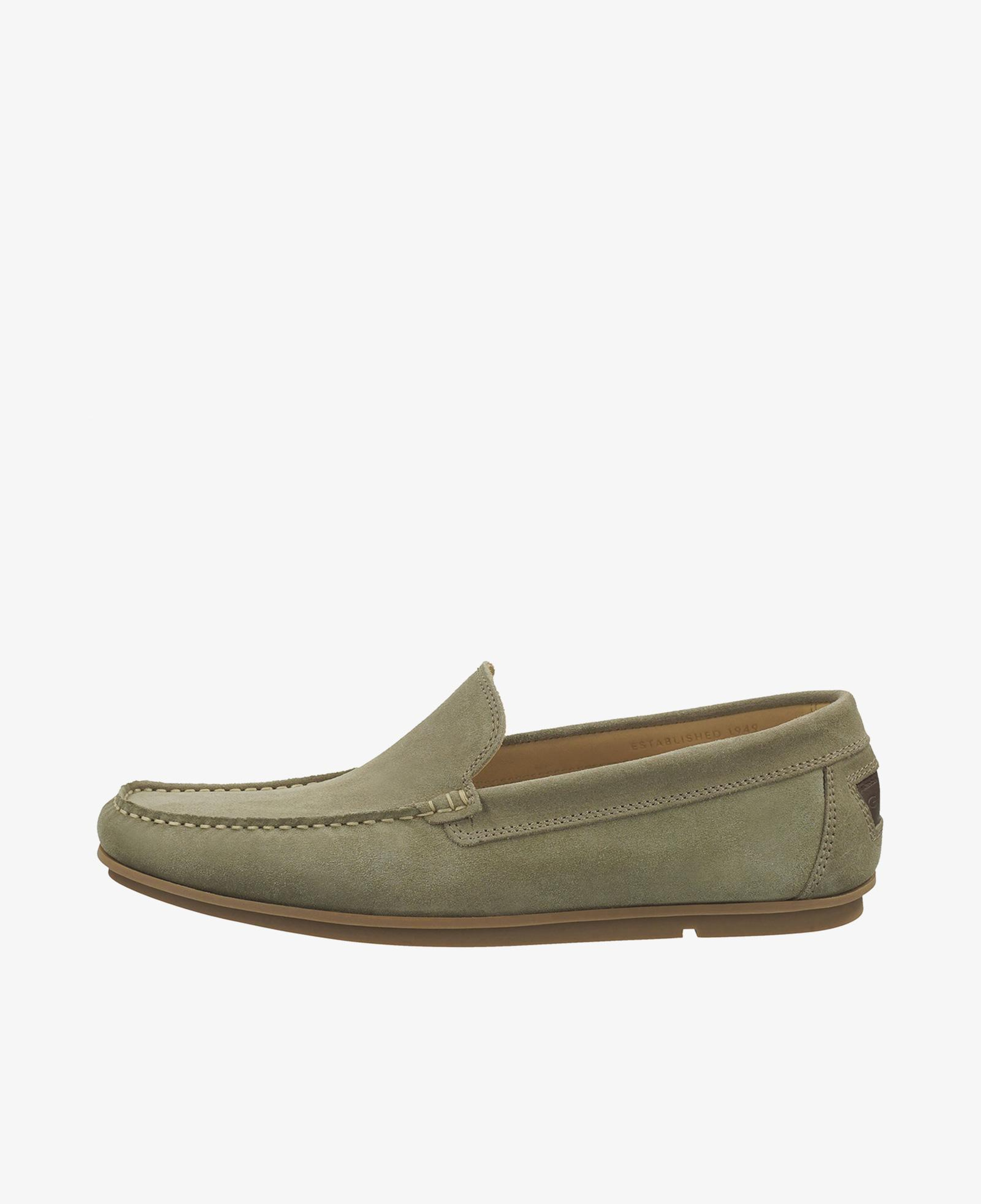 GANT Erkek Yeşil Süet Loafer