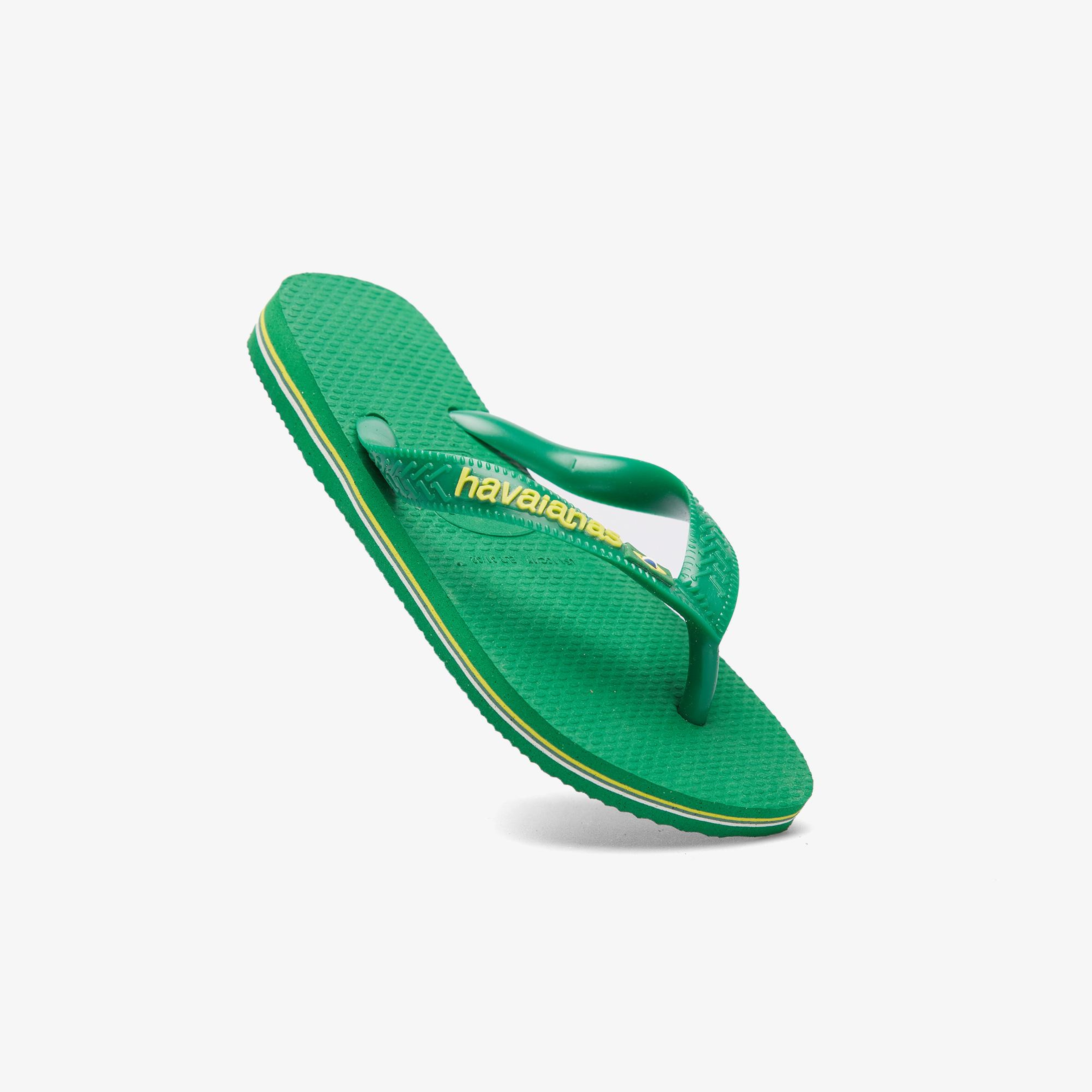 Havaianas Hav. Brasil Logo Çocuk Yeşil Terlik