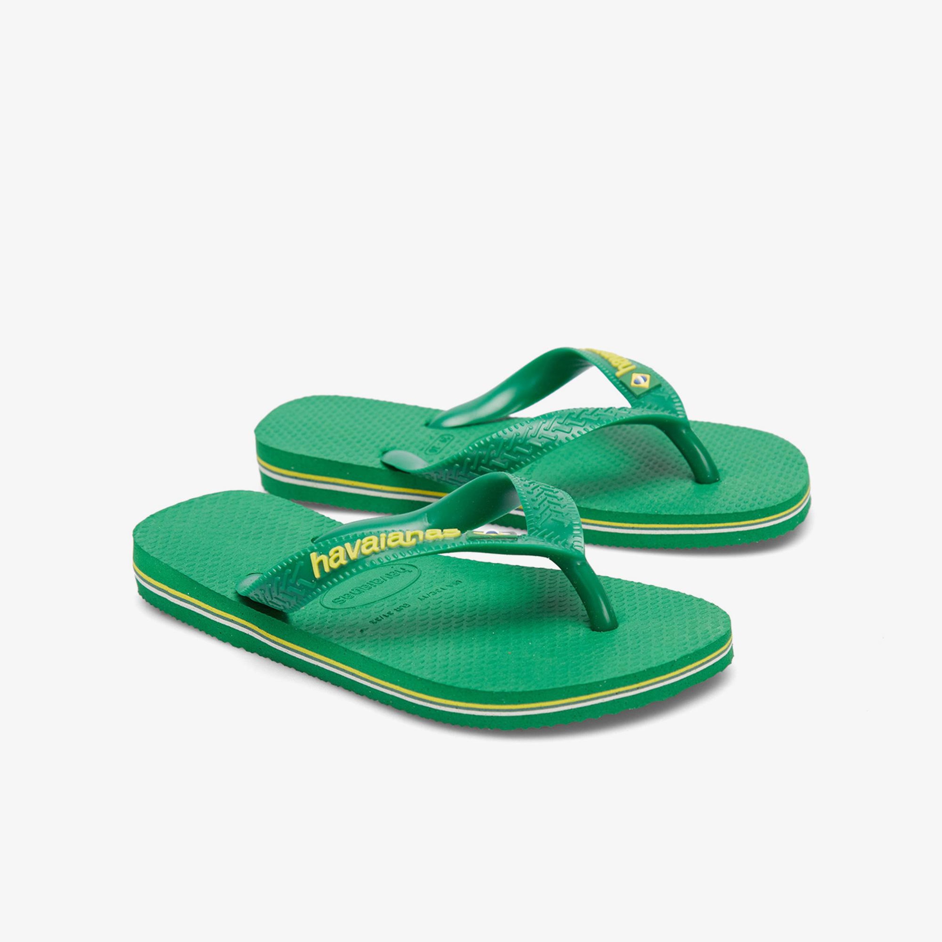 Havaianas Hav. Brasil Logo Çocuk Yeşil Terlik