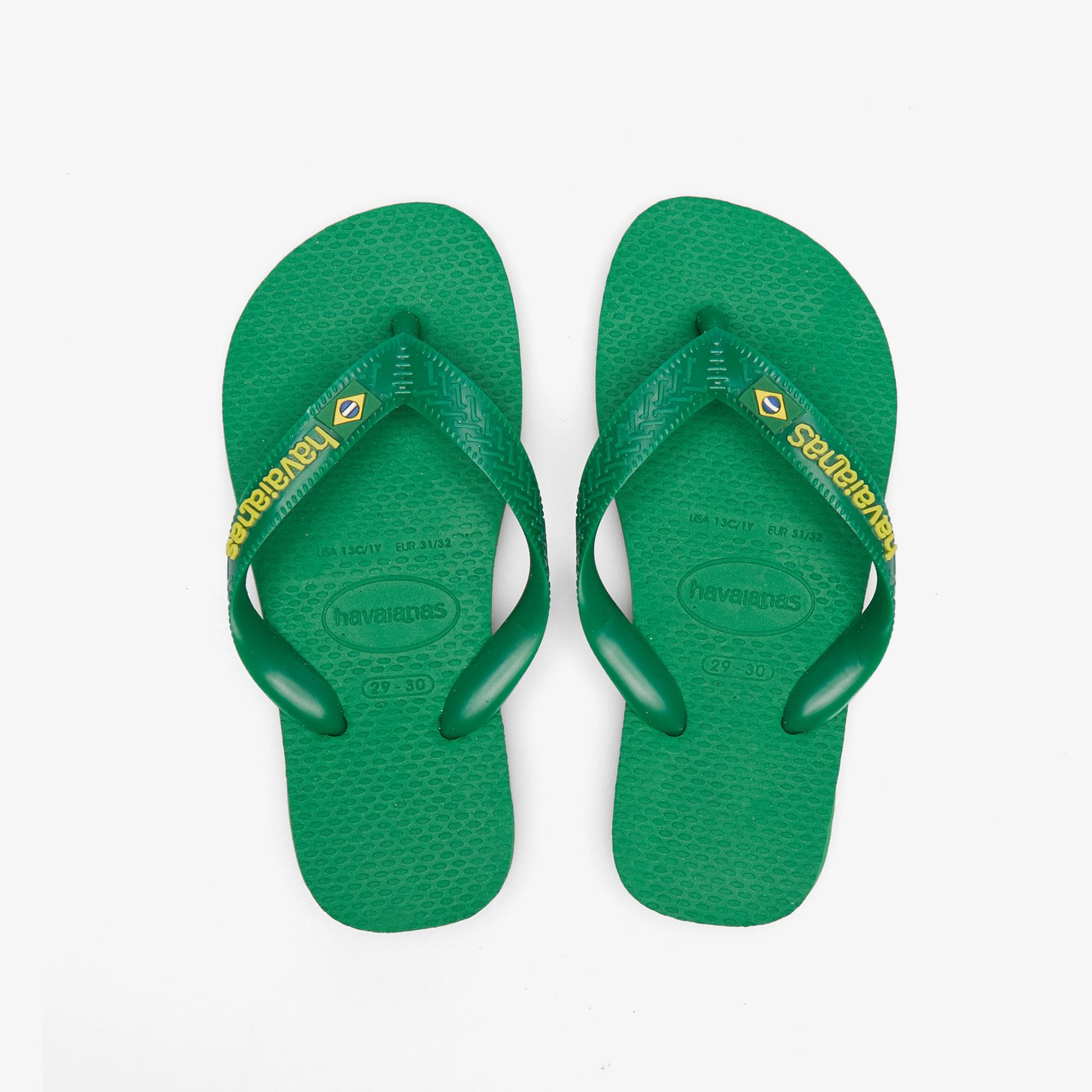 Havaianas Hav. Brasil Logo Çocuk Yeşil Terlik
